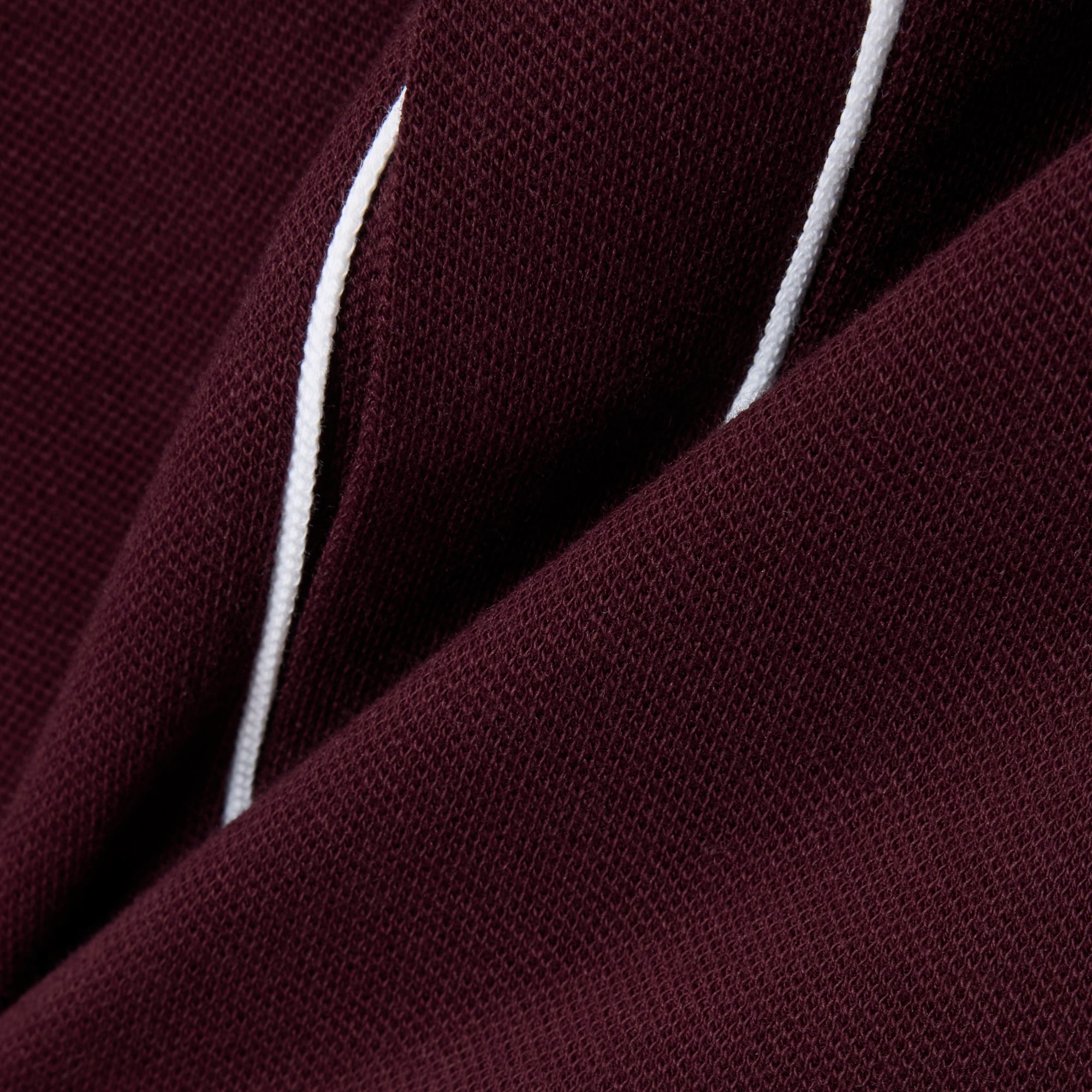 Erkek Regular Fit Organik Pamuk Bordo Paris Polo