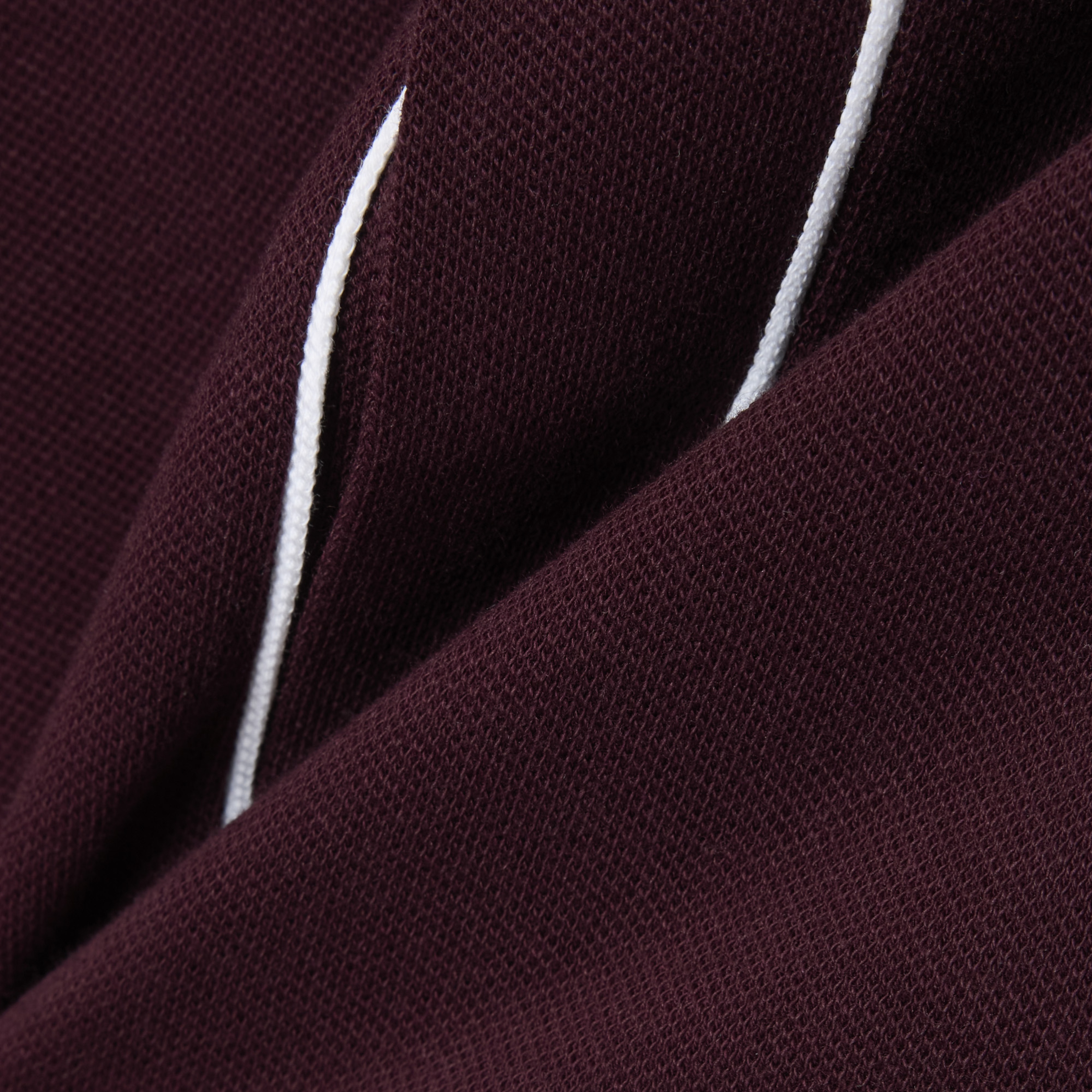 Erkek Regular Fit Organik Pamuk Bordo Paris Polo