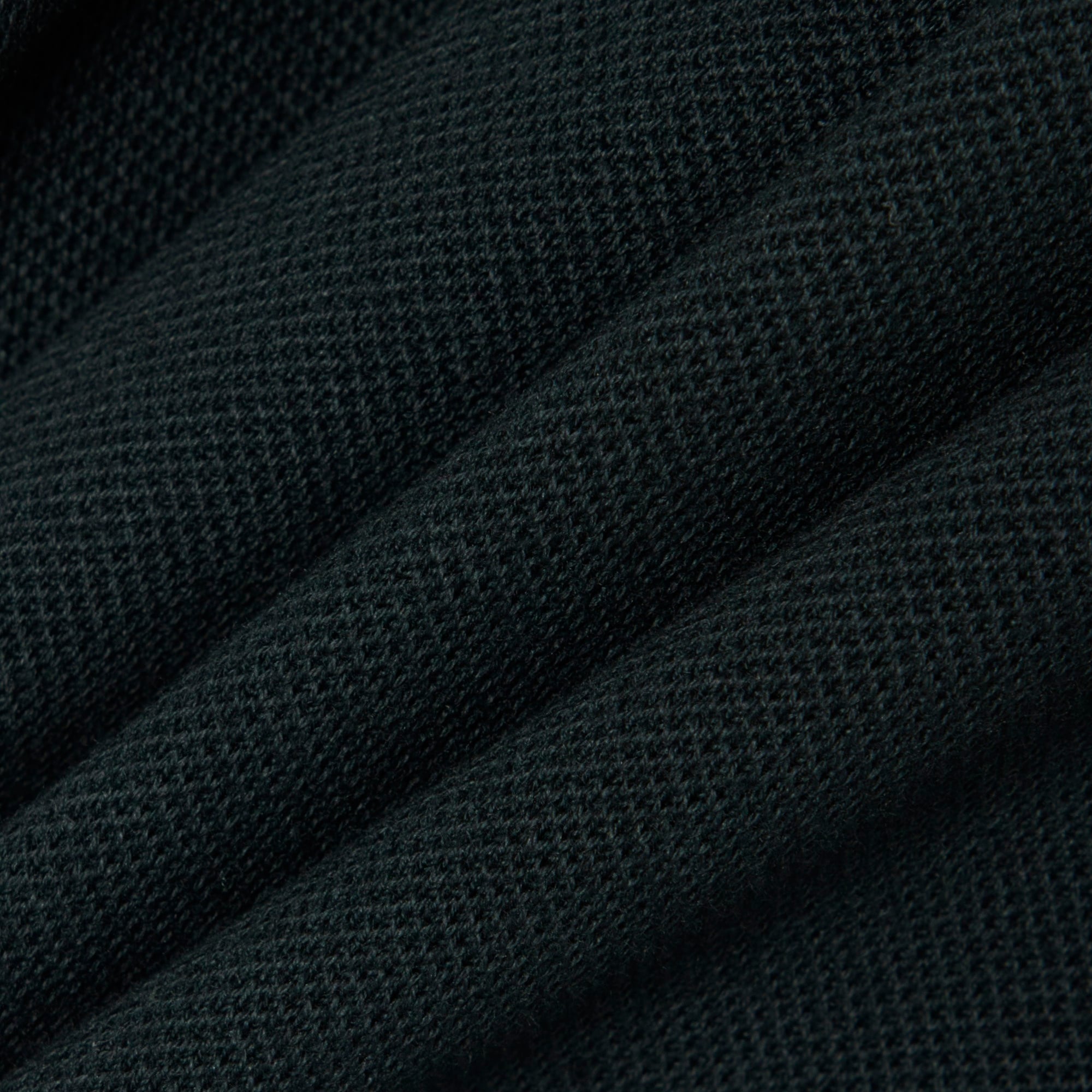 L.12.D Kadın Slim Fit Uzun Kollu Koyu Yeşil Polo