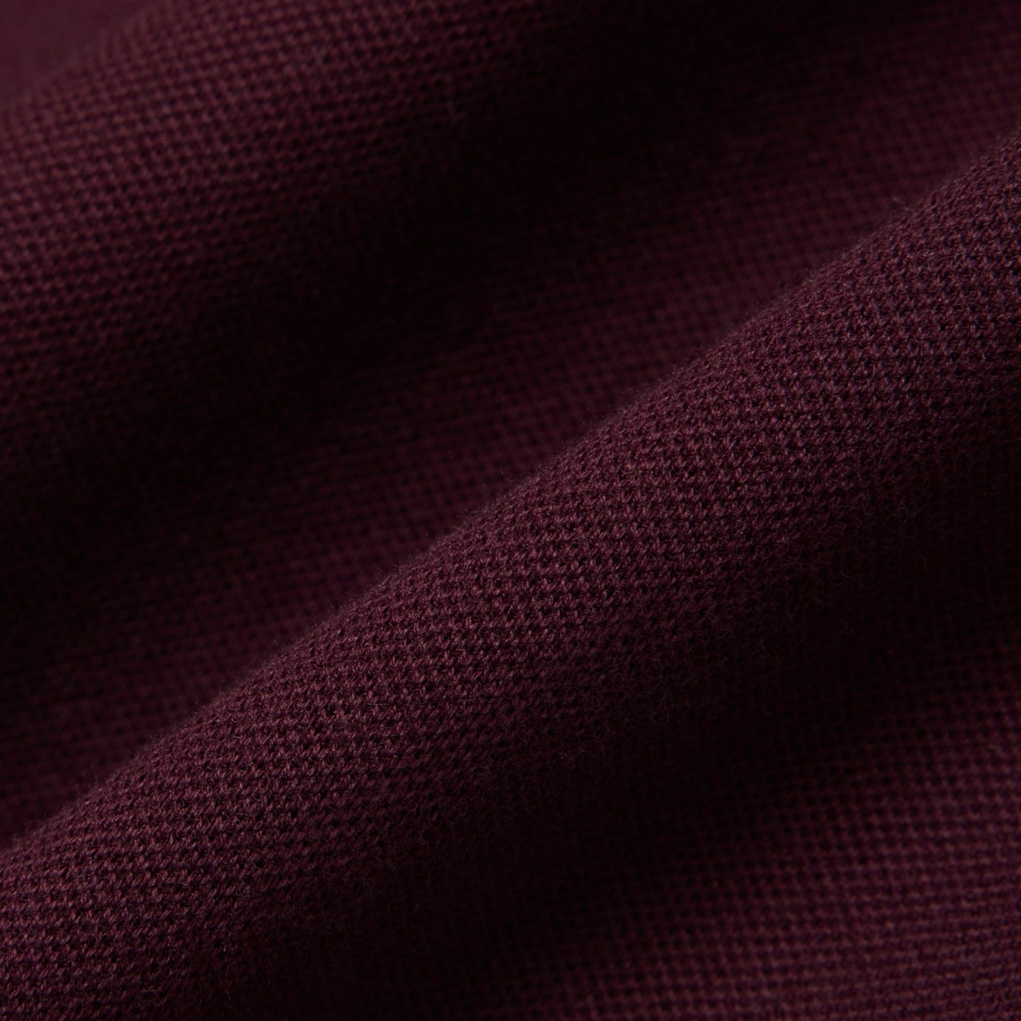 L.12.D Kadın Slim Fit Bordo Polo