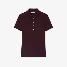 L.12.D Kadın Slim Fit Bordo Polo Bordo