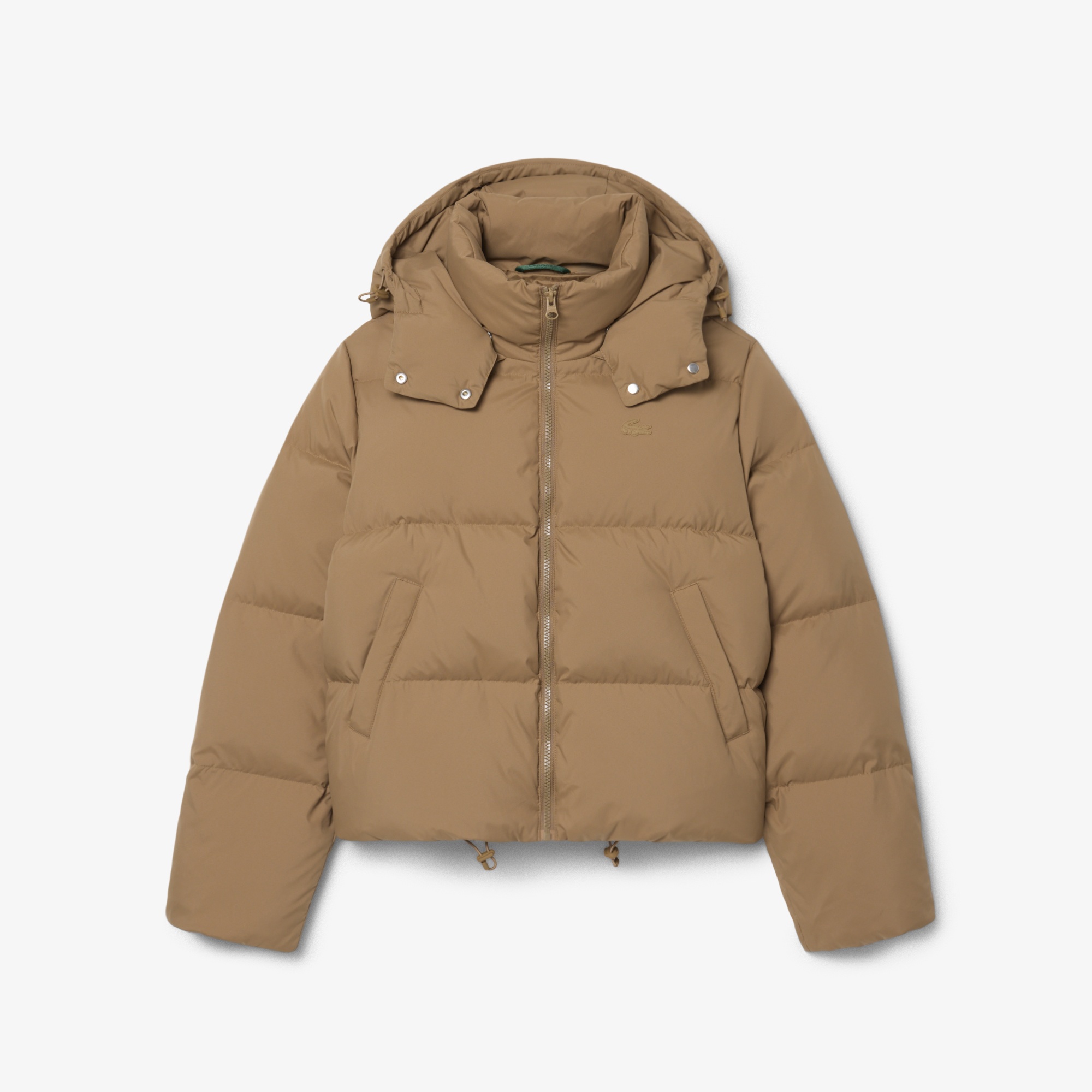 Kadın Regular Fit Kapüşonlu Kahverengi Mont