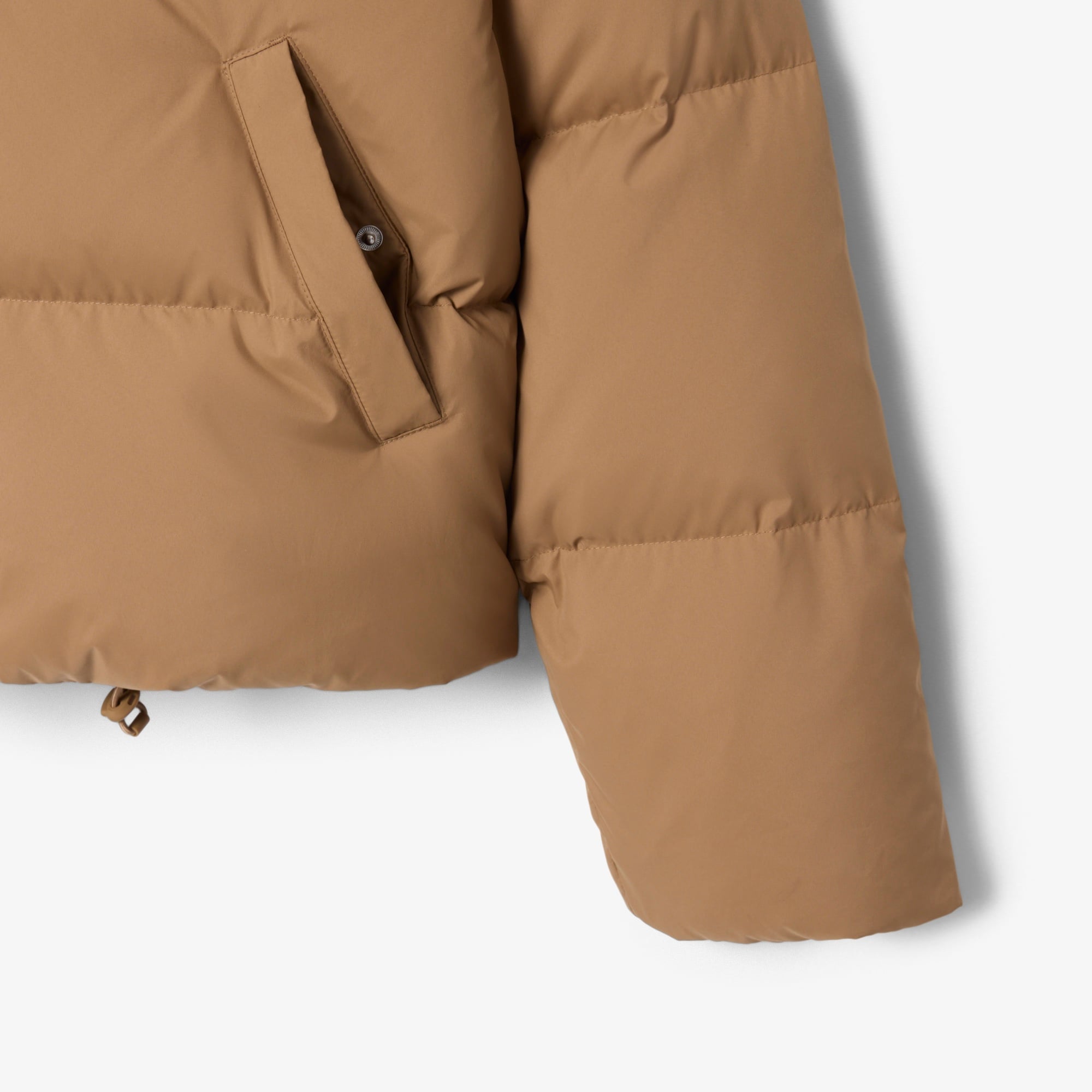 Kadın Regular Fit Kapüşonlu Kahverengi Mont