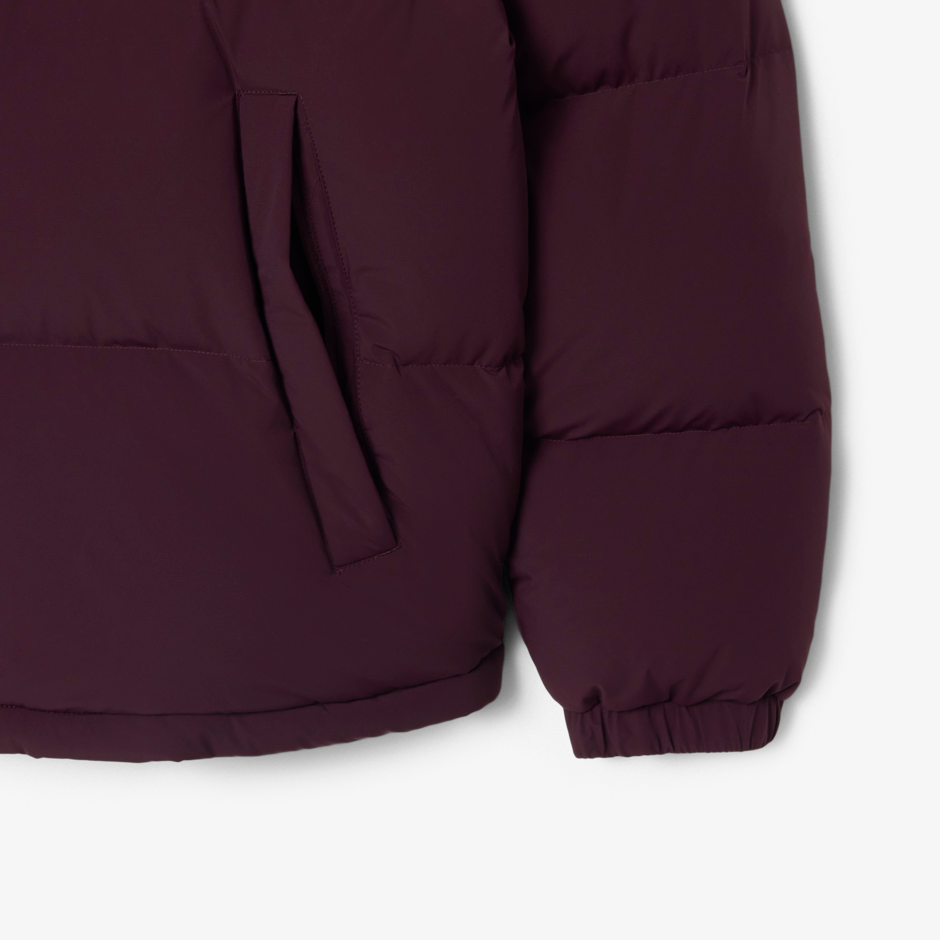 Erkek Relaxed Fit Kapüşonlu Bordo Mont Erkek Relaxed Fit Kapüşonlu Bordo Mont