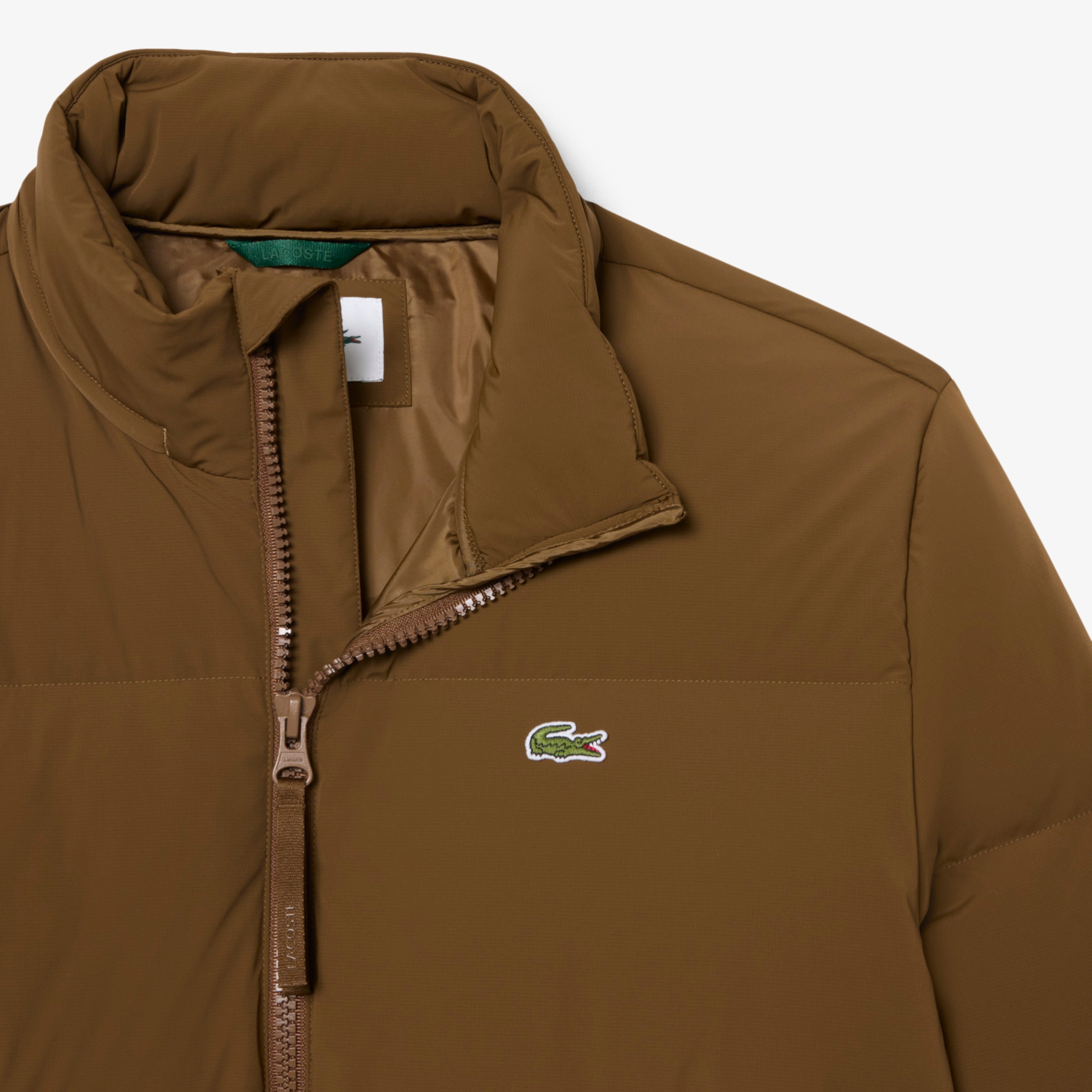 Erkek Relaxed Fit Kapüşonlu Koyu Kahverengi Mont Erkek Relaxed Fit Kapüşonlu Koyu Kahverengi Mont