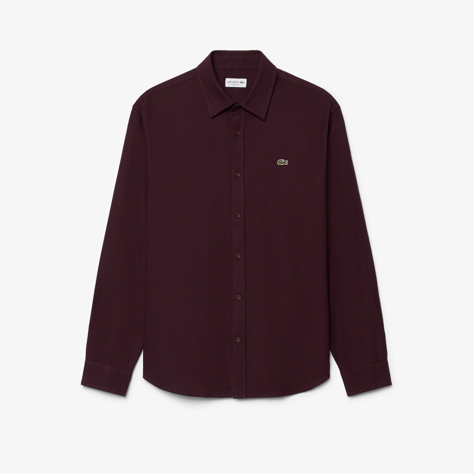 Erkek Regular Fit Bordo Gömlek Bordo