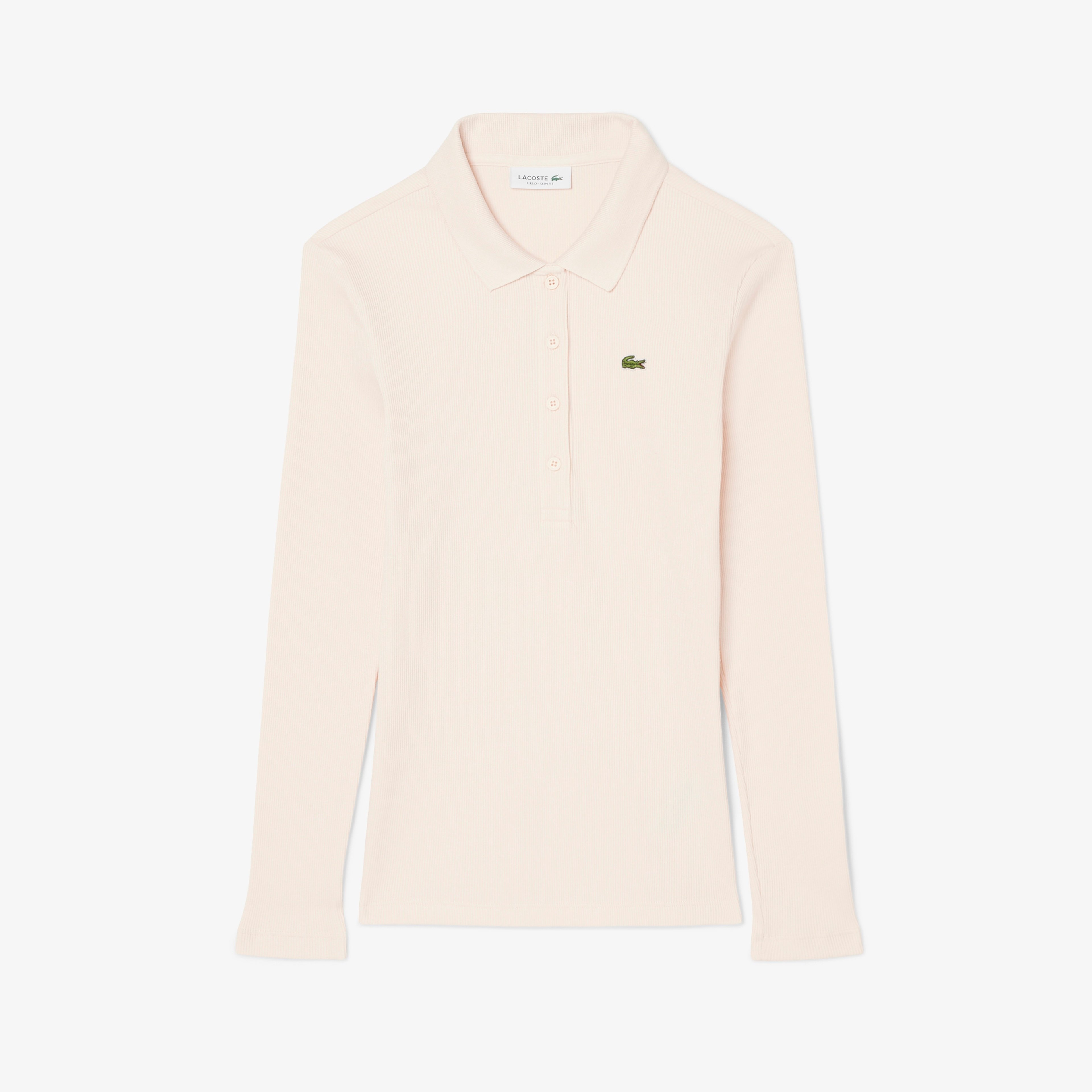 L.12.D Kadın Slim Fit Uzun Kollu Açık Pembe Polo L.12.D Kadın Slim Fit Uzun Kollu Açık Pembe Polo