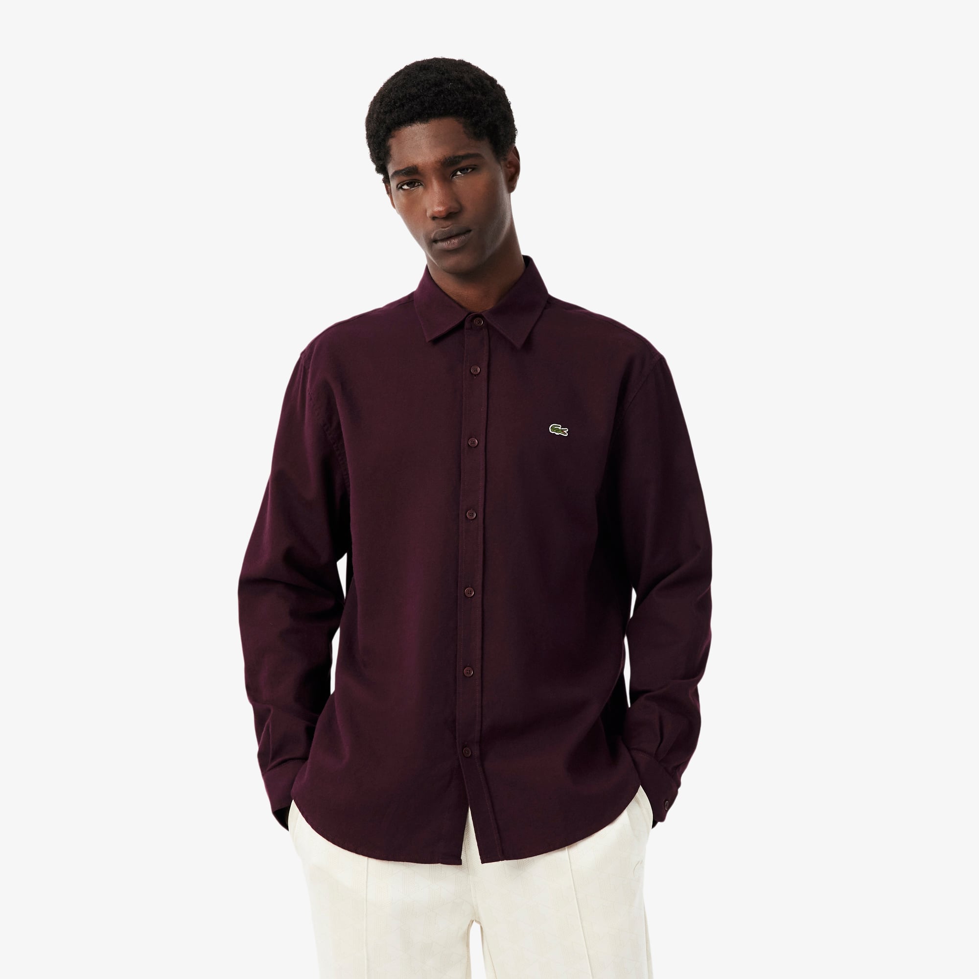Erkek Regular Fit Bordo Gömlek Erkek Regular Fit Bordo Gömlek