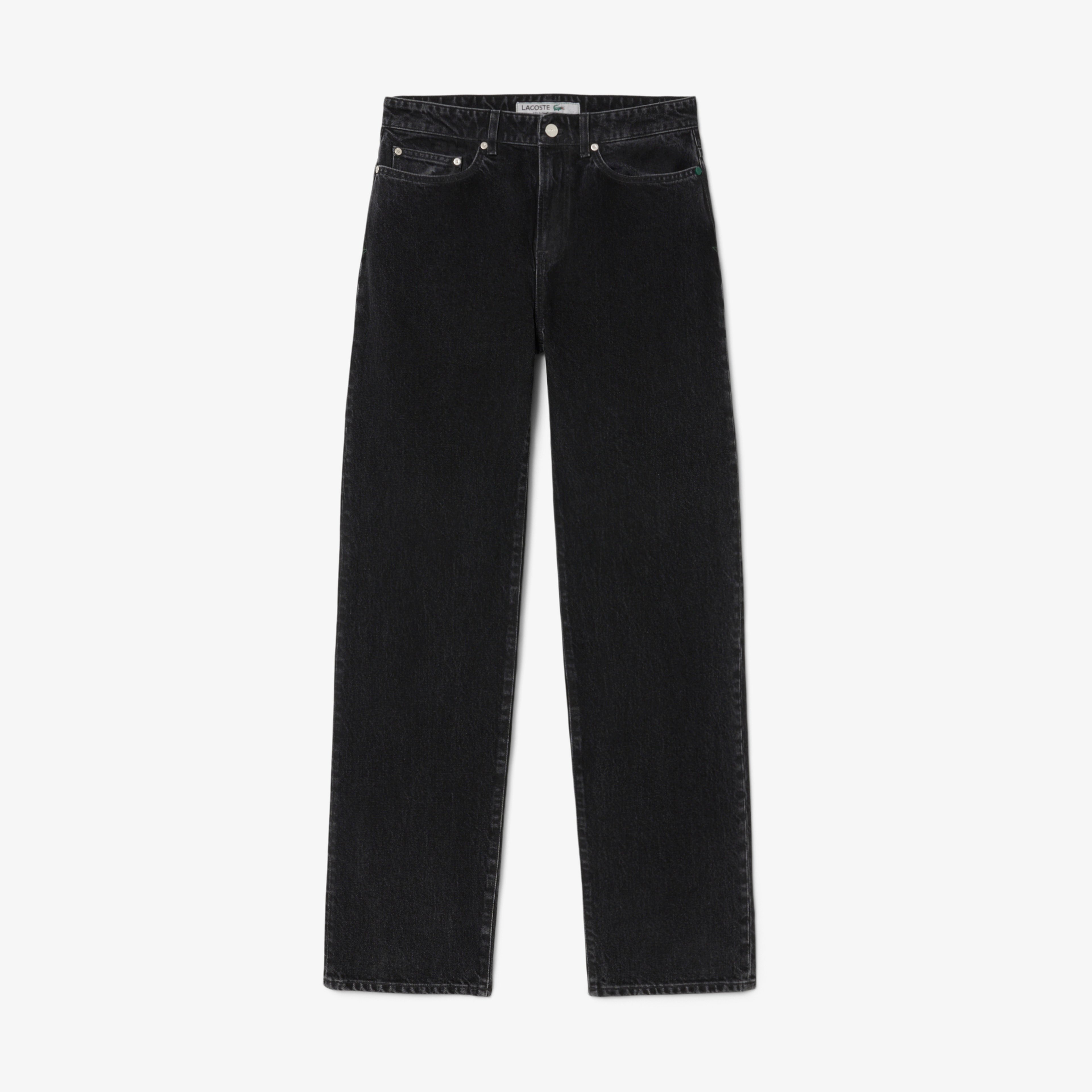 Erkek Straight Fit Siyah Jean Pantolon Erkek Straight Fit Siyah Jean Pantolon