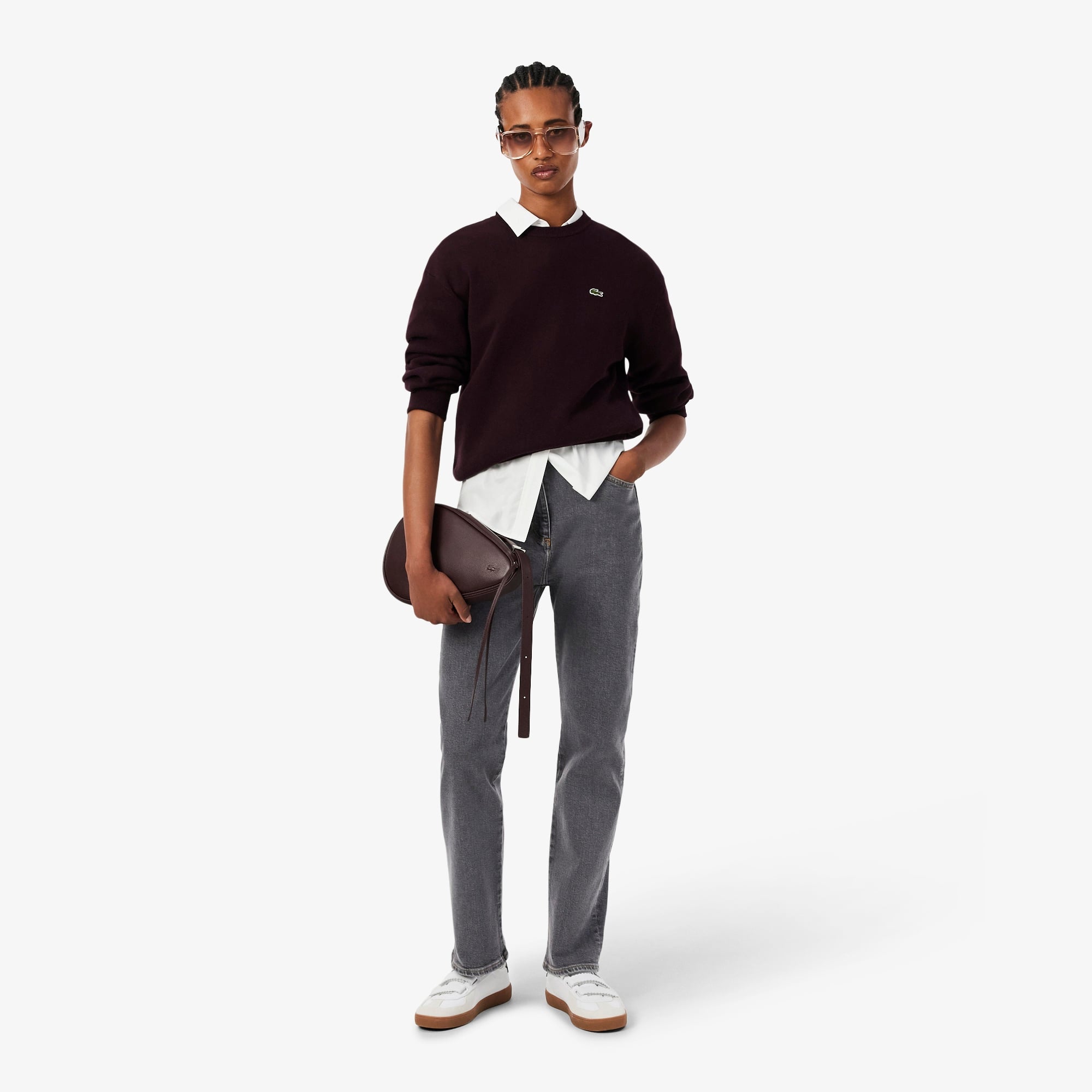Kadın Straight Fit Lacivert Jean Pantolon