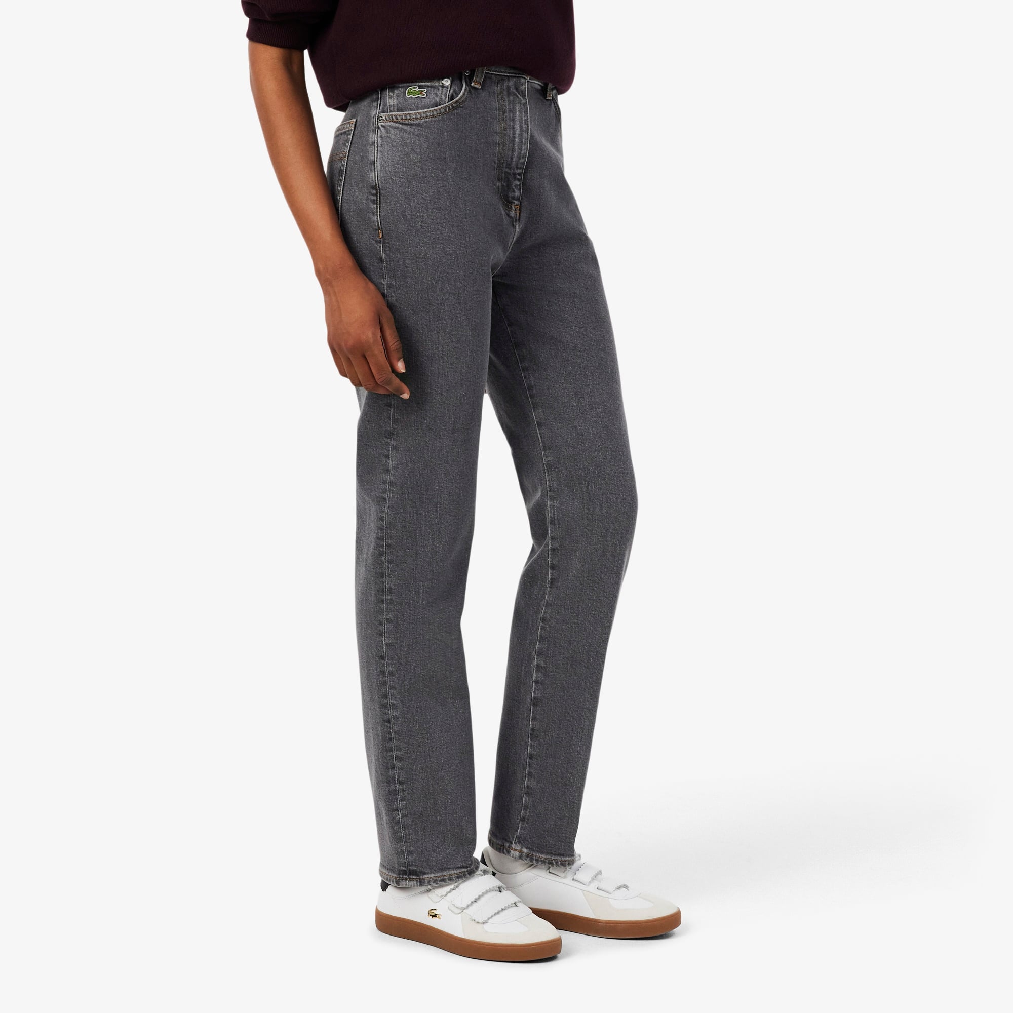 Kadın Straight Fit Lacivert Jean Pantolon