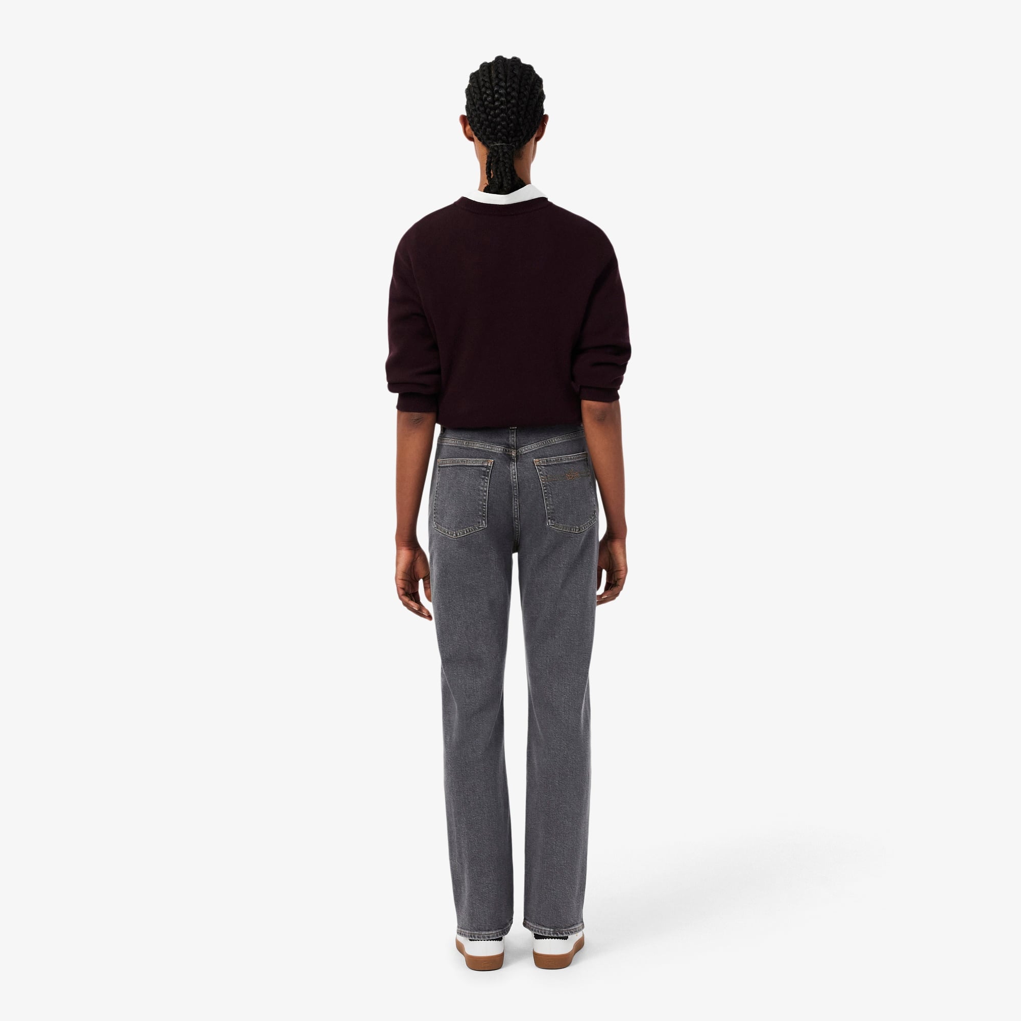 Kadın Straight Fit Lacivert Jean Pantolon