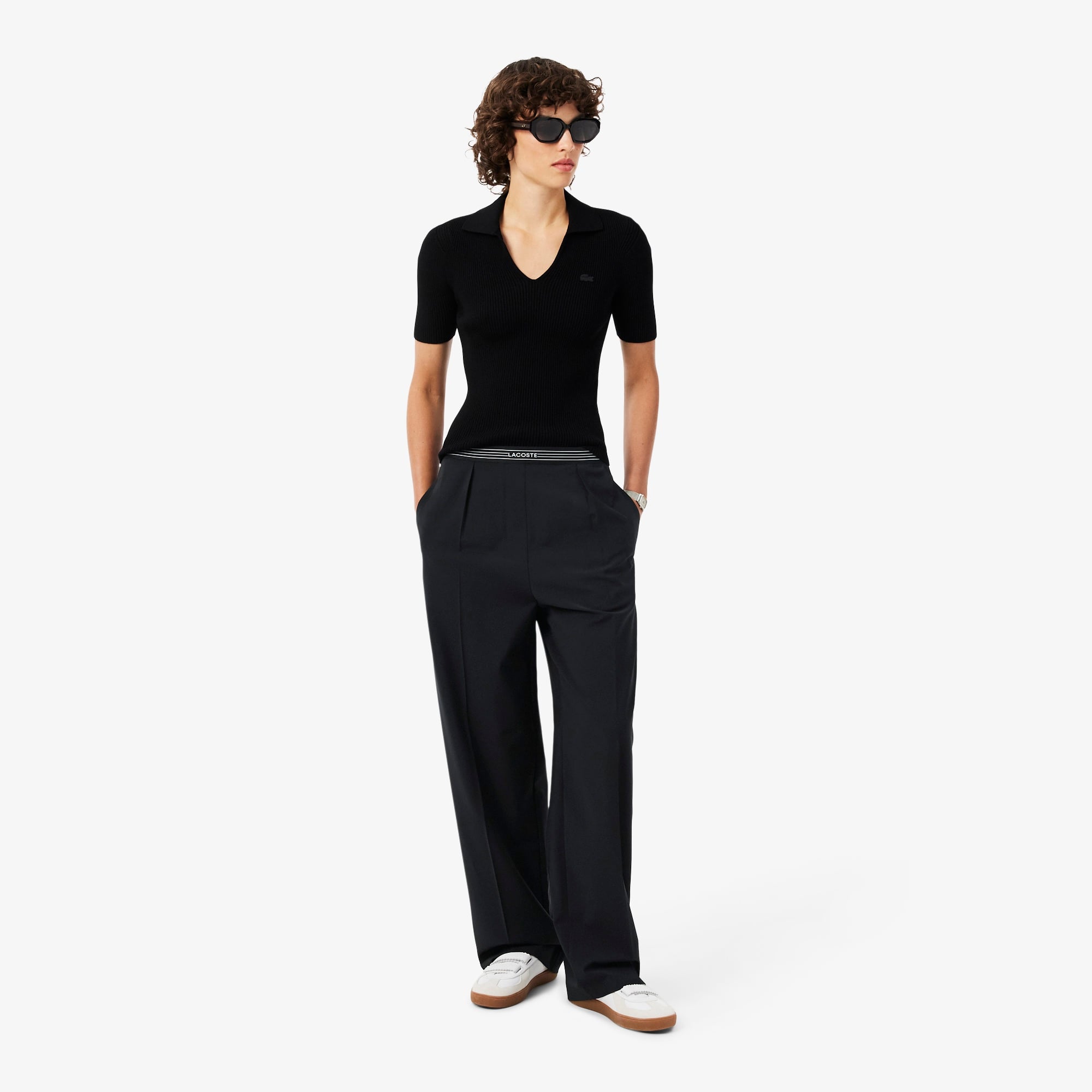 Kadın Oversize Fit Siyah Pantolon