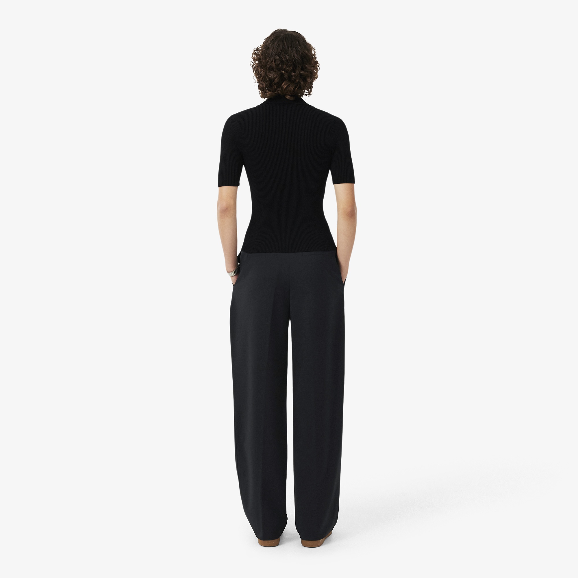 Kadın Oversize Fit Siyah Pantolon