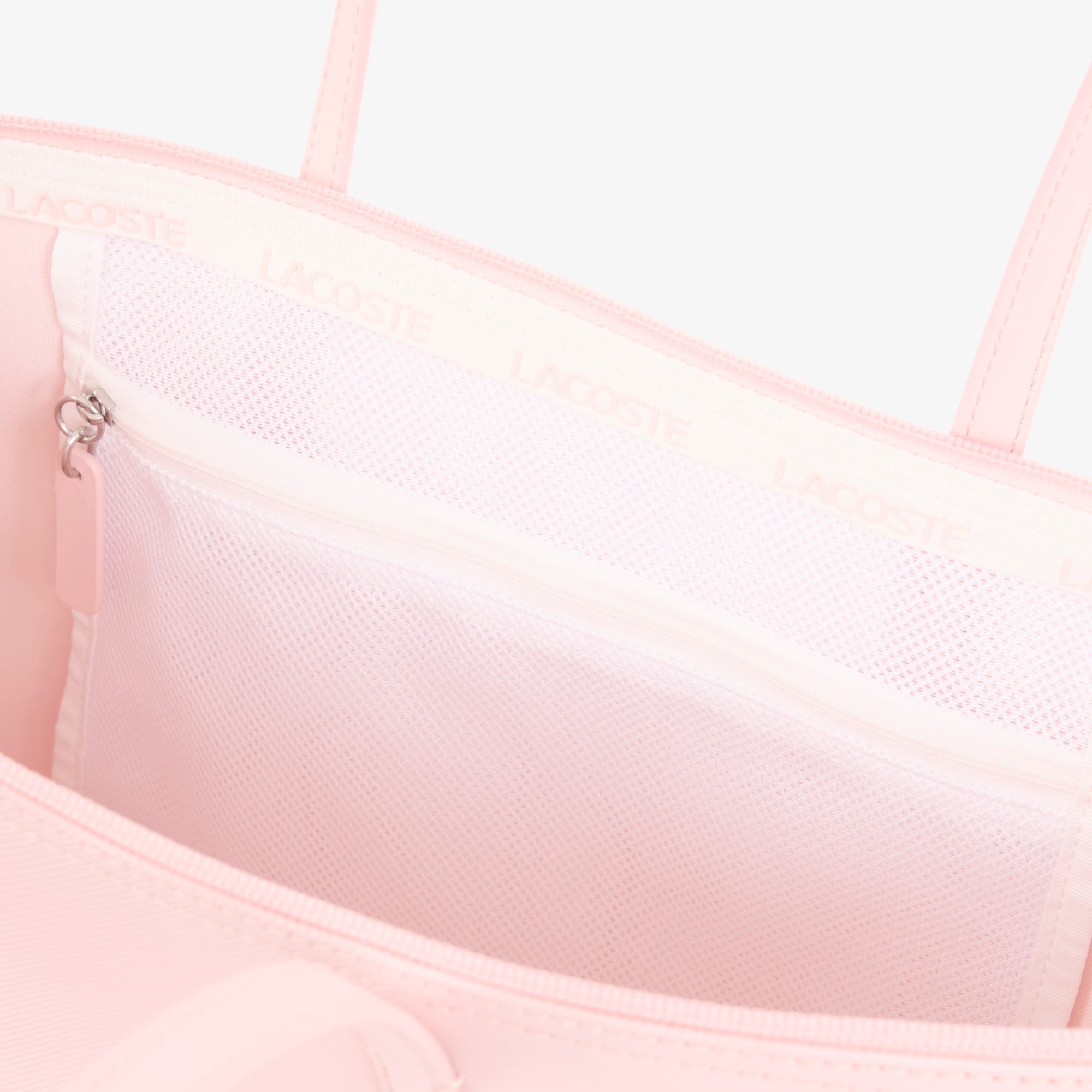 Large L.12.12 Kadın Açık Pembe Omuz Çantası