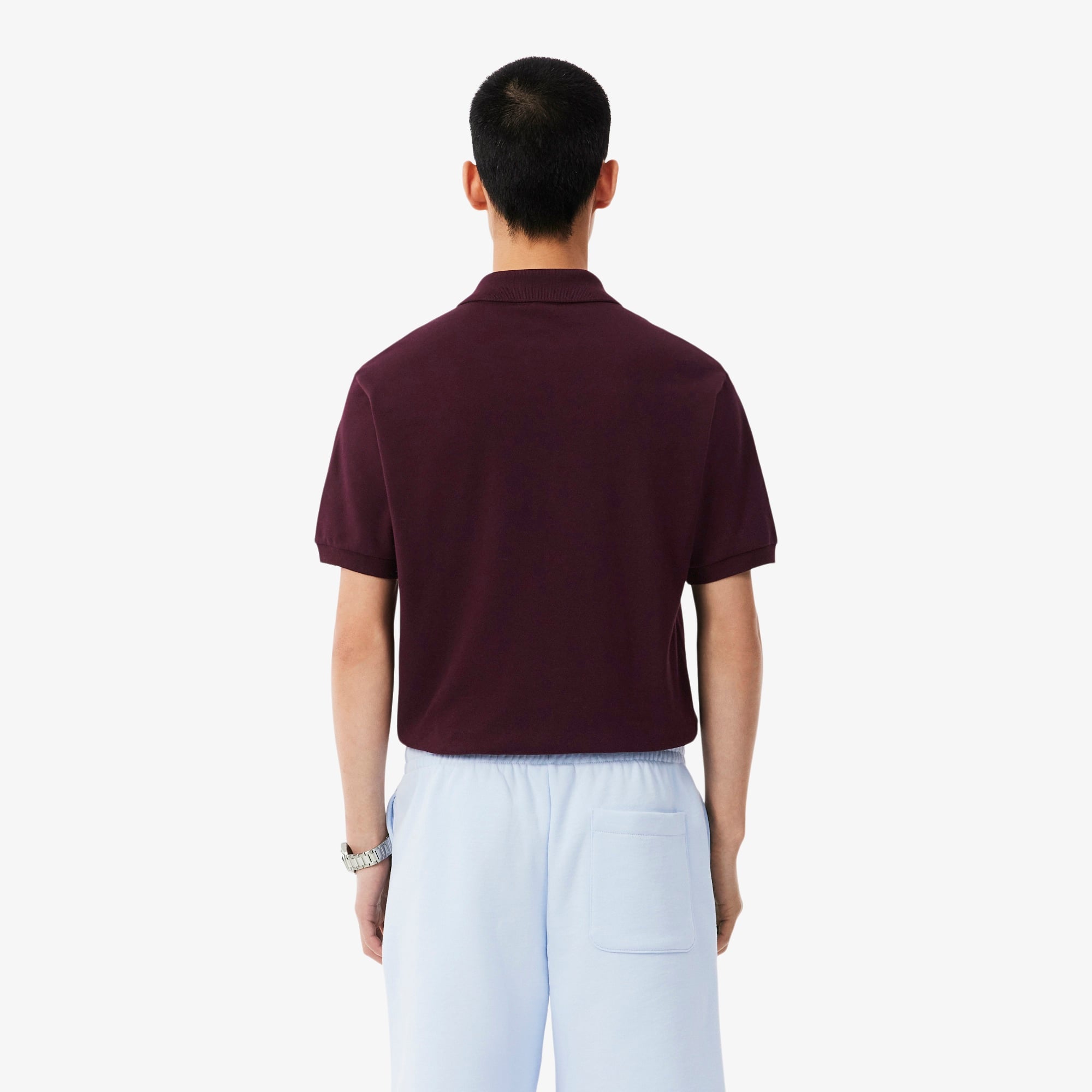 L.12.12 Erkek Classic Fit Bordo Polo