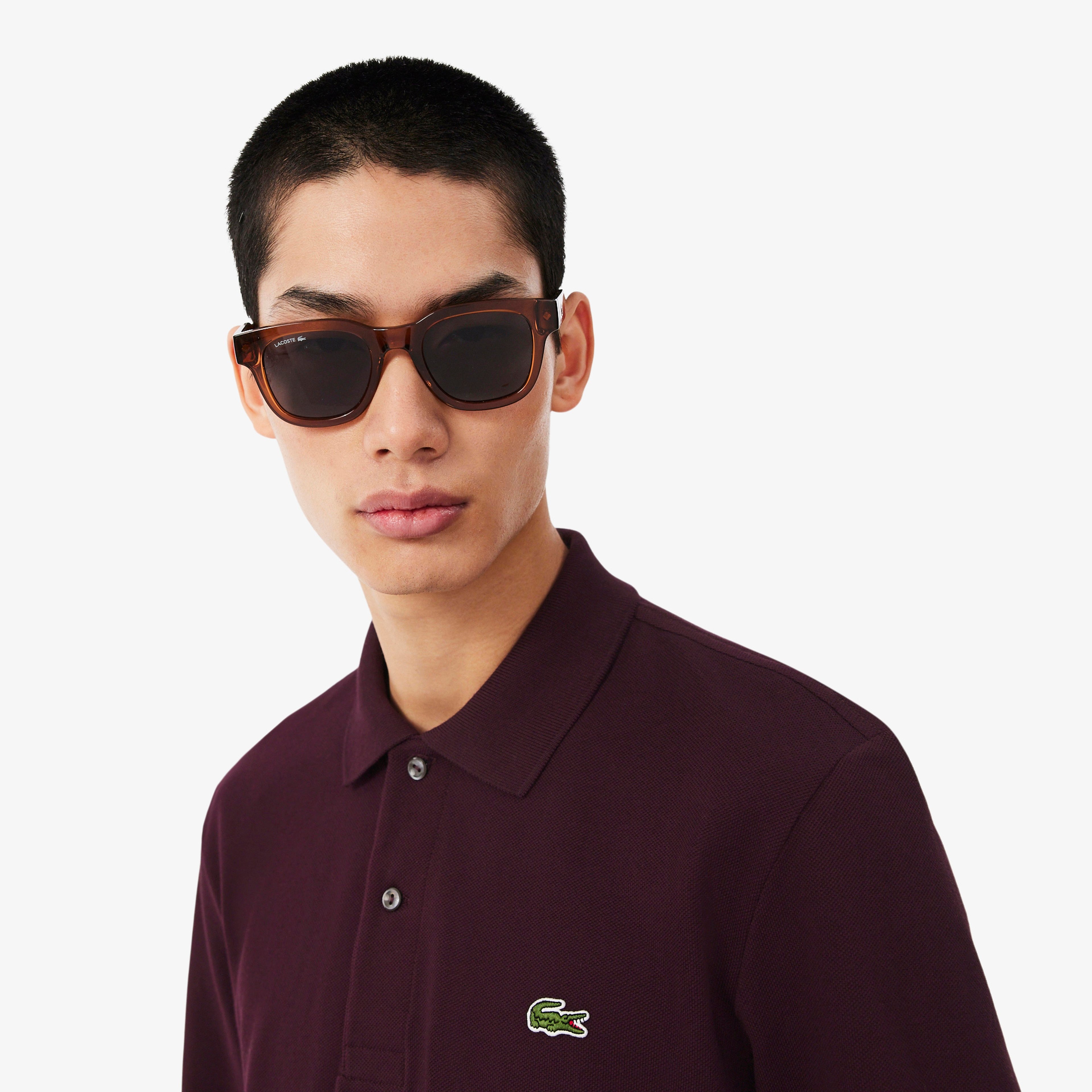 L.12.12 Erkek Classic Fit Uzun Kollu Bordo Polo L.12.12 Erkek Classic Fit Uzun Kollu Bordo Polo