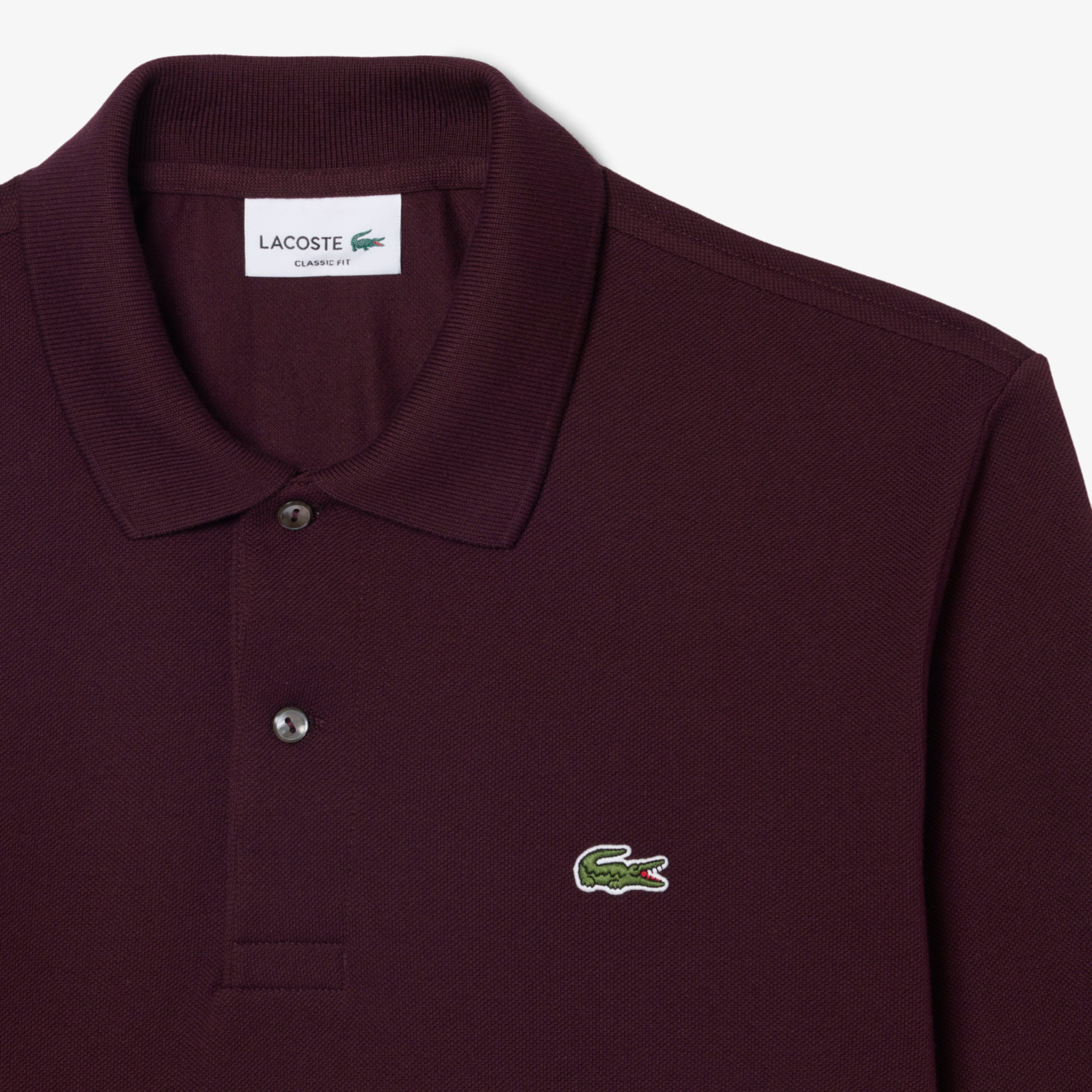 L.12.12 Erkek Classic Fit Uzun Kollu Bordo Polo L.12.12 Erkek Classic Fit Uzun Kollu Bordo Polo