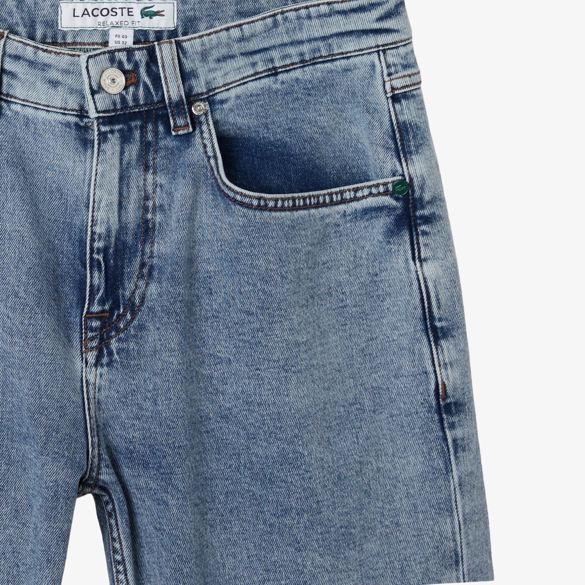 Erkek Relaxed Fit Mavi Jean Pantolon