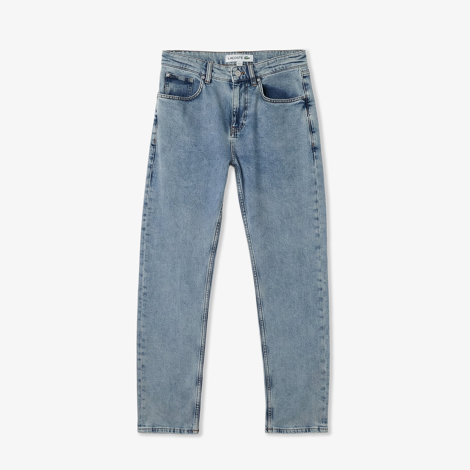 Lacoste Erkek Relaxed Fit Mavi Jean Pantolon görsel 3