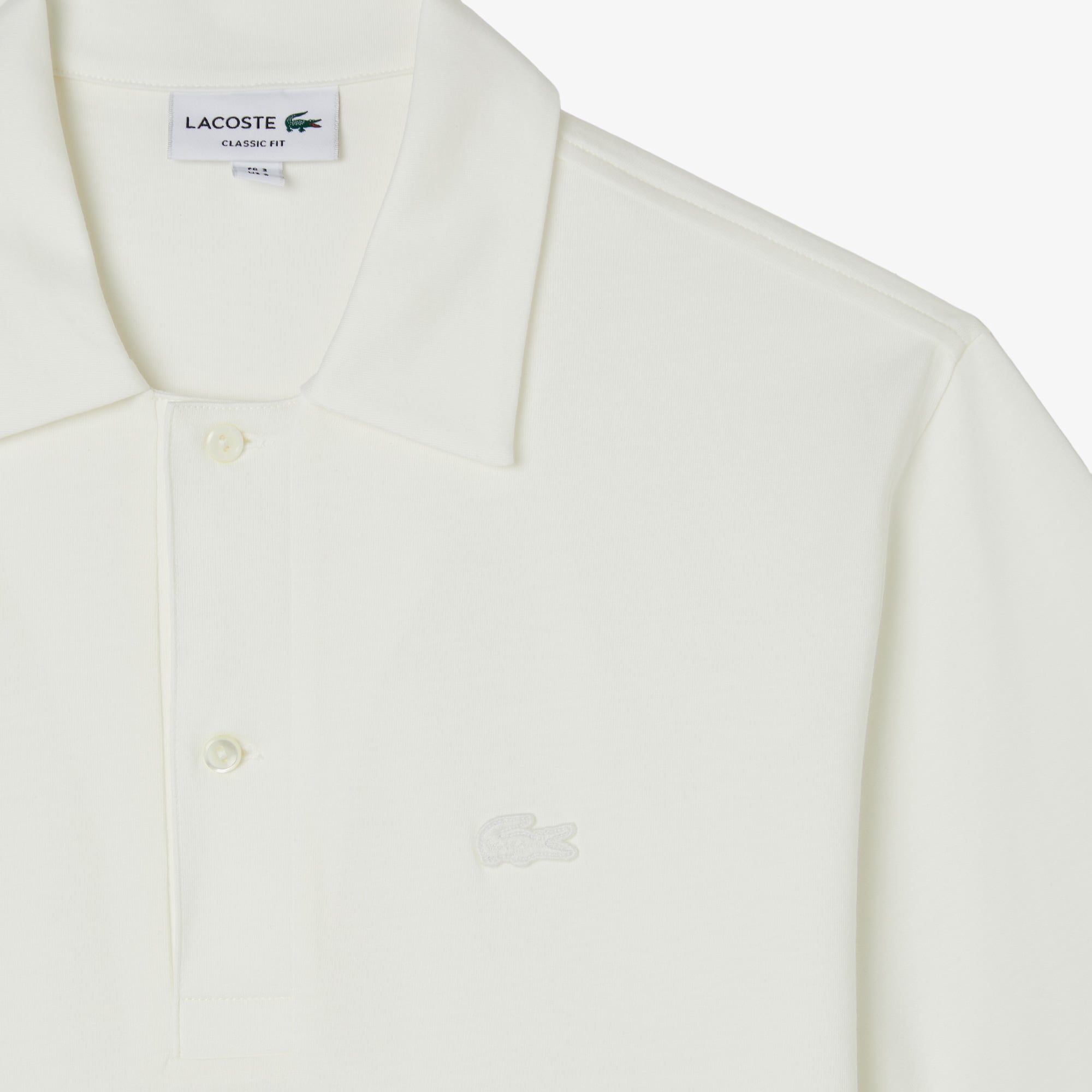 Lacoste Erkek Classic Fit Beyaz Paris Polo görsel 4