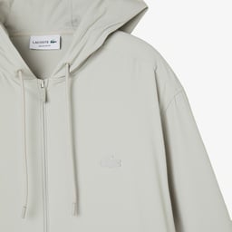 Erkek Regular Fit Kapüşonlu Gri Dış Gömlek Gri