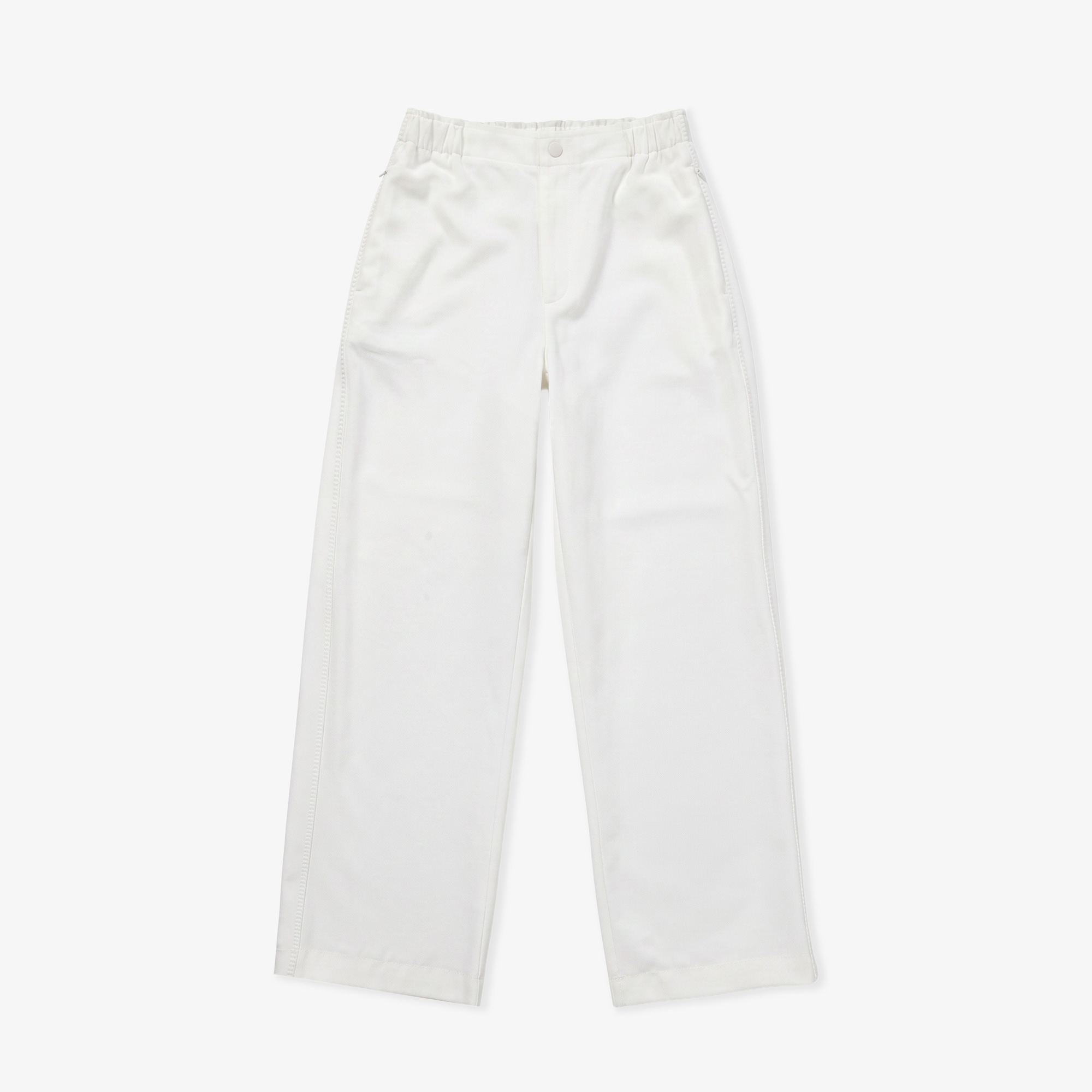 Lacoste Kadın Relaxed Fit Beyaz Pantolon görsel 3