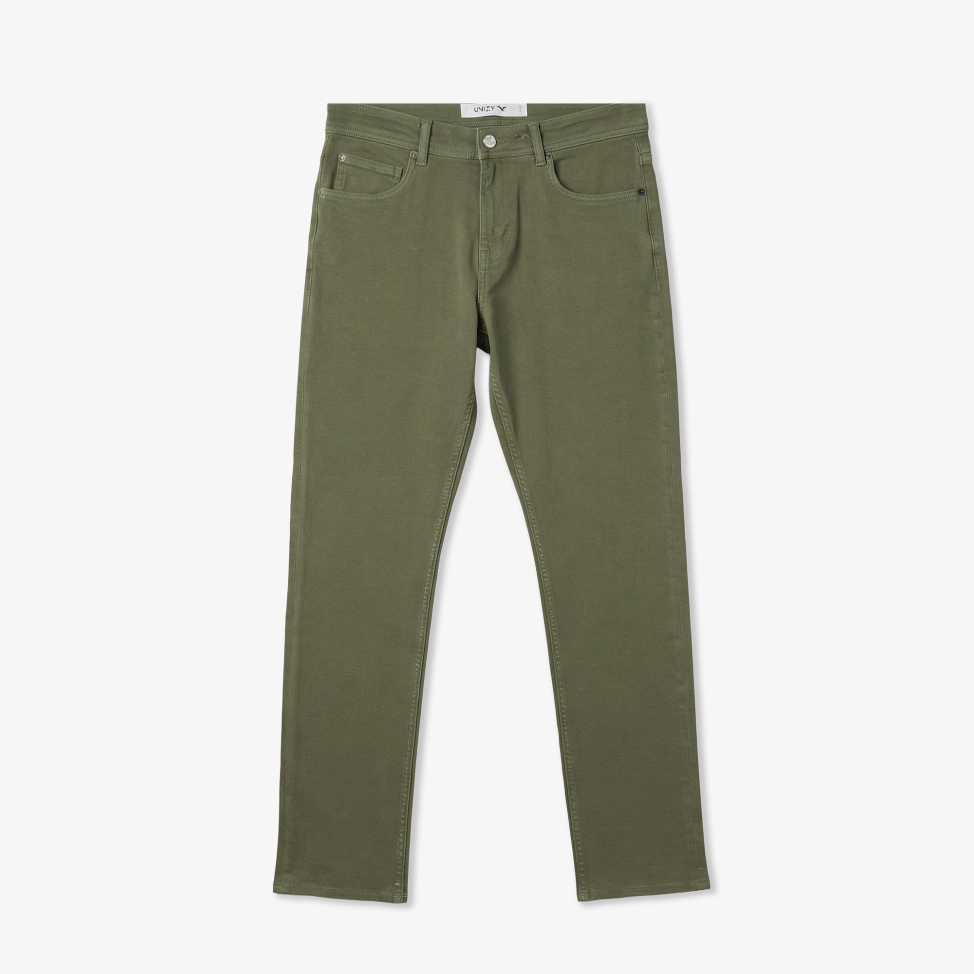 Lacoste Erkek Slim Fit Haki Jean Pantolon görsel 3