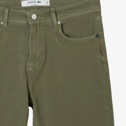 Erkek Slim Fit Haki Jean Pantolon Yeşil