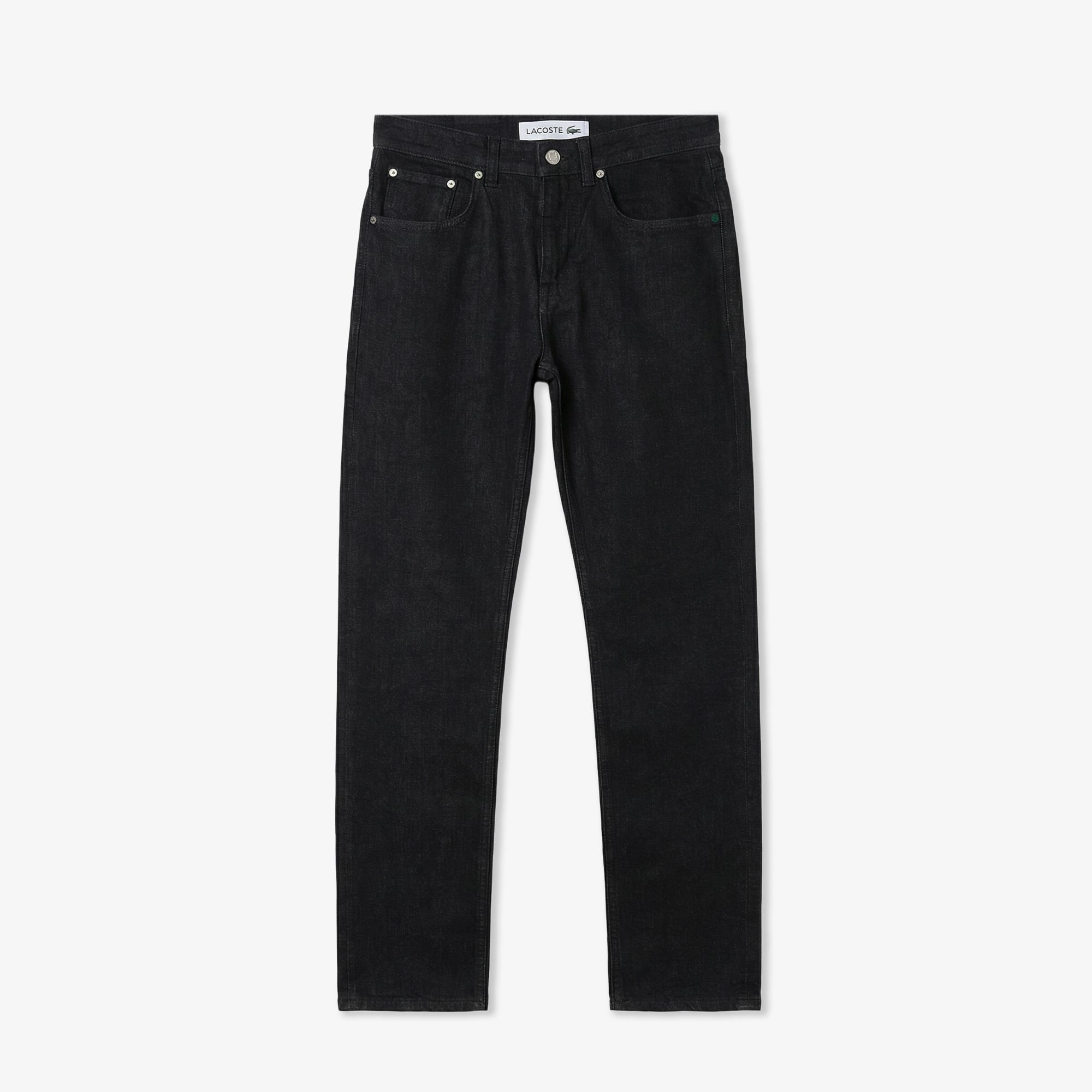 Lacoste Erkek Relaxed Fit Siyah Jean Pantolon görsel 3