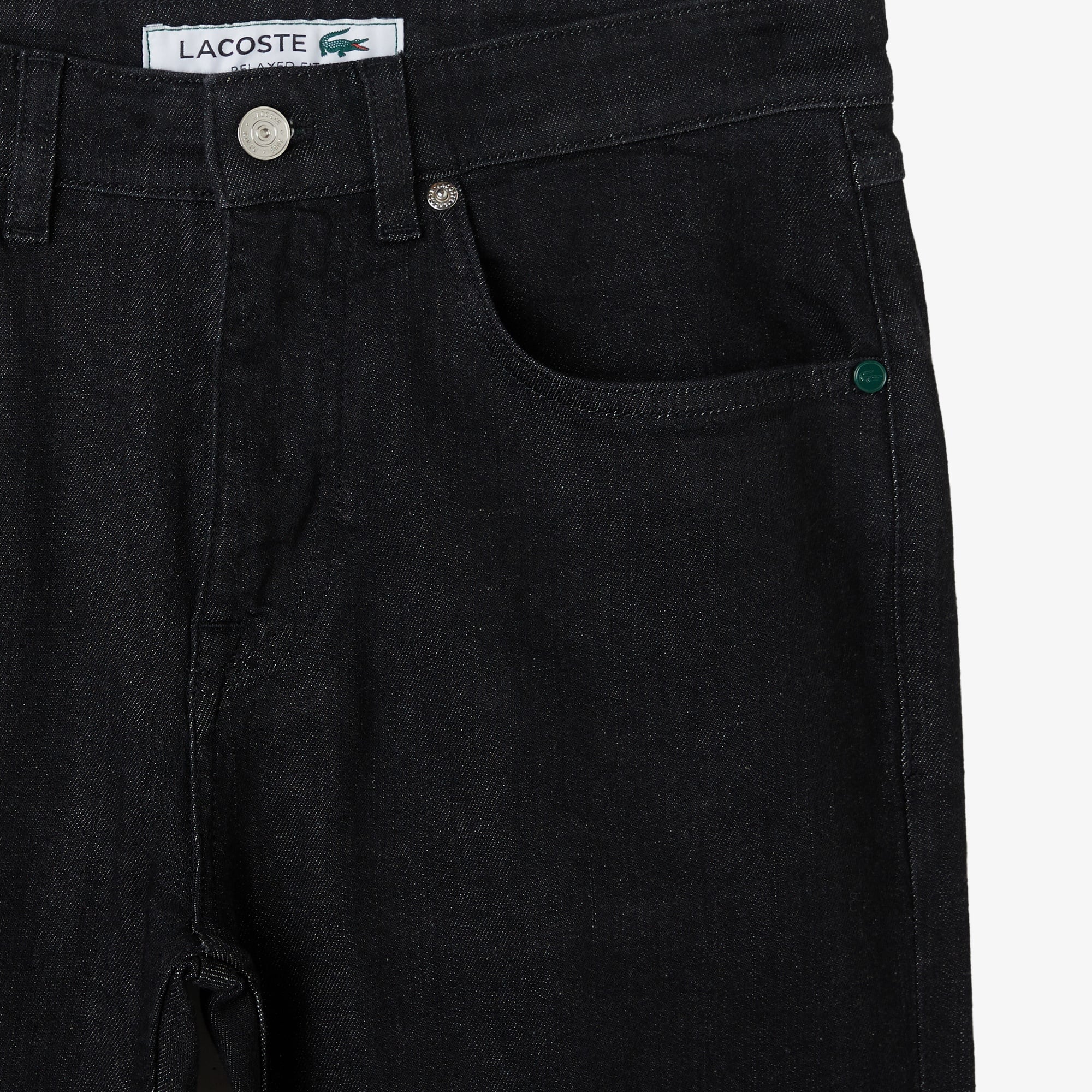 Erkek Relaxed Fit Siyah Jean Pantolon