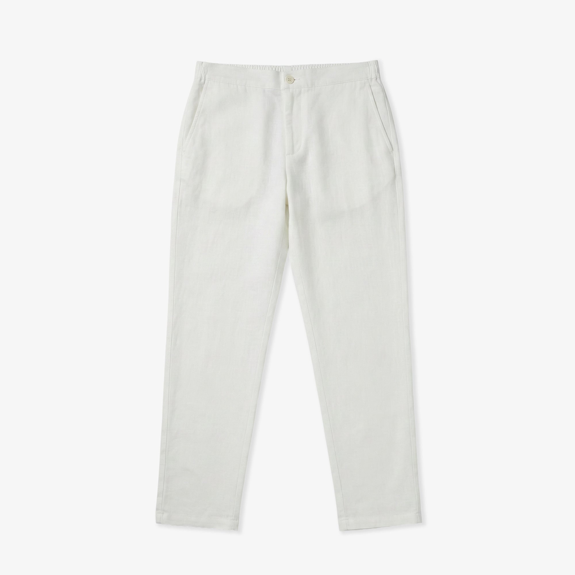 Lacoste Erkek Tapered Fit Beyaz Chino Pantolon görsel 3