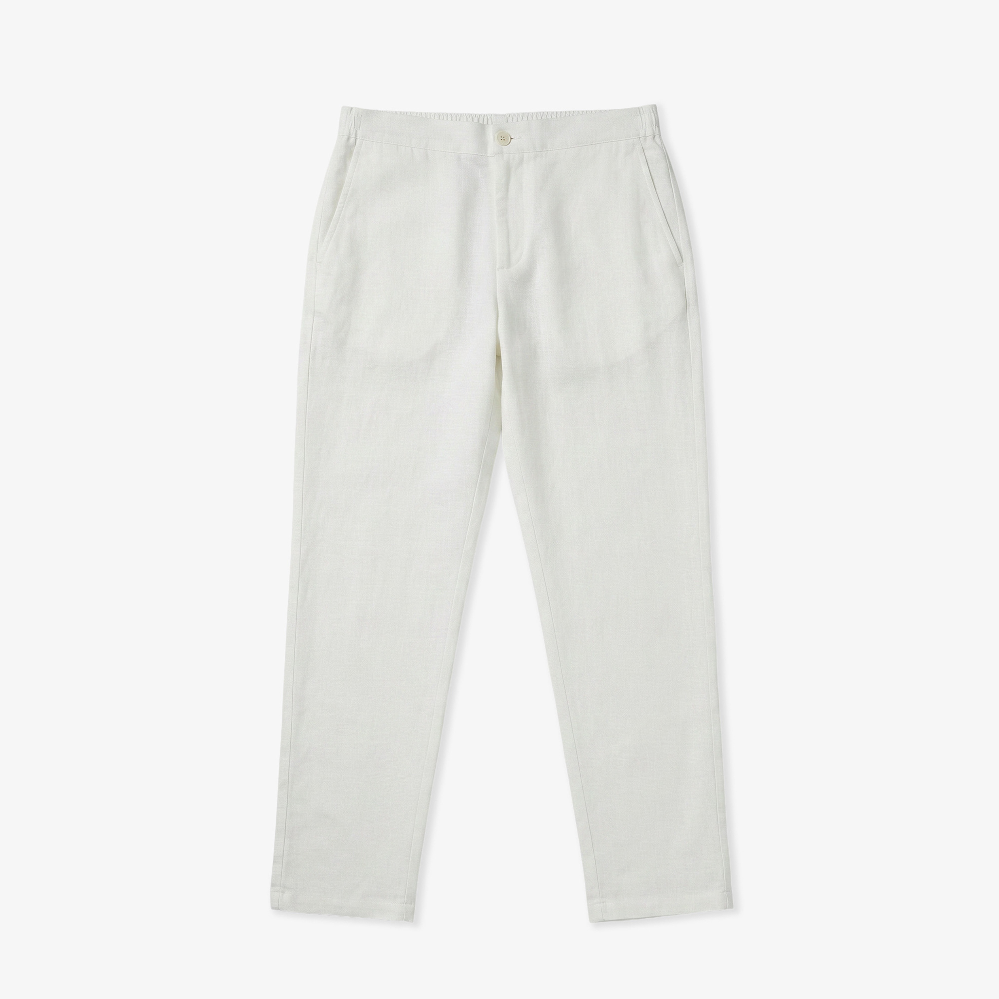Erkek Tapered Fit Beyaz Chino Pantolon Erkek Tapered Fit Beyaz Chino Pantolon