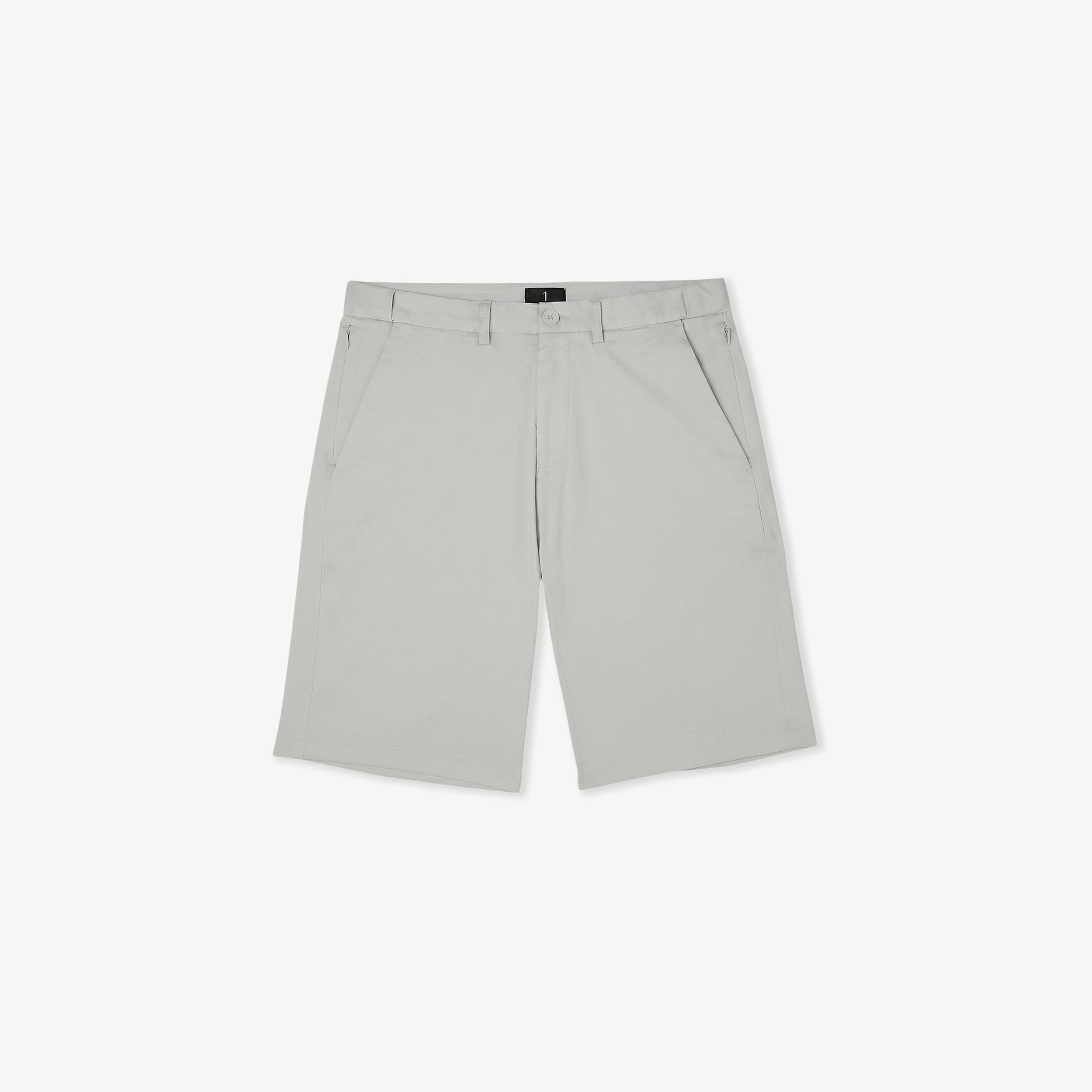 Erkek Regular Fit Gri Bermuda Şort Erkek Regular Fit Gri Bermuda Şort