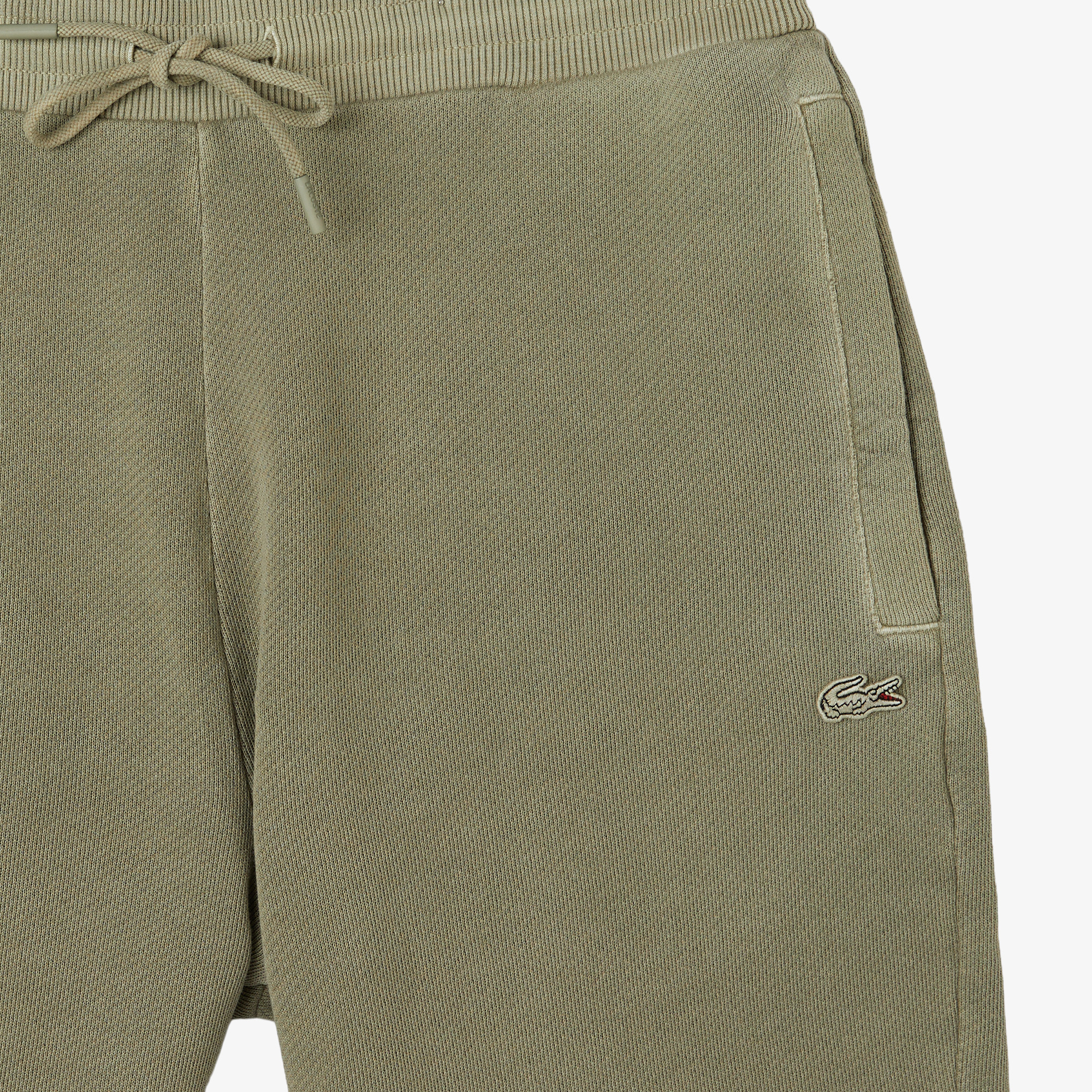 Lacoste Erkek Loose Fit Haki Şort görsel 4