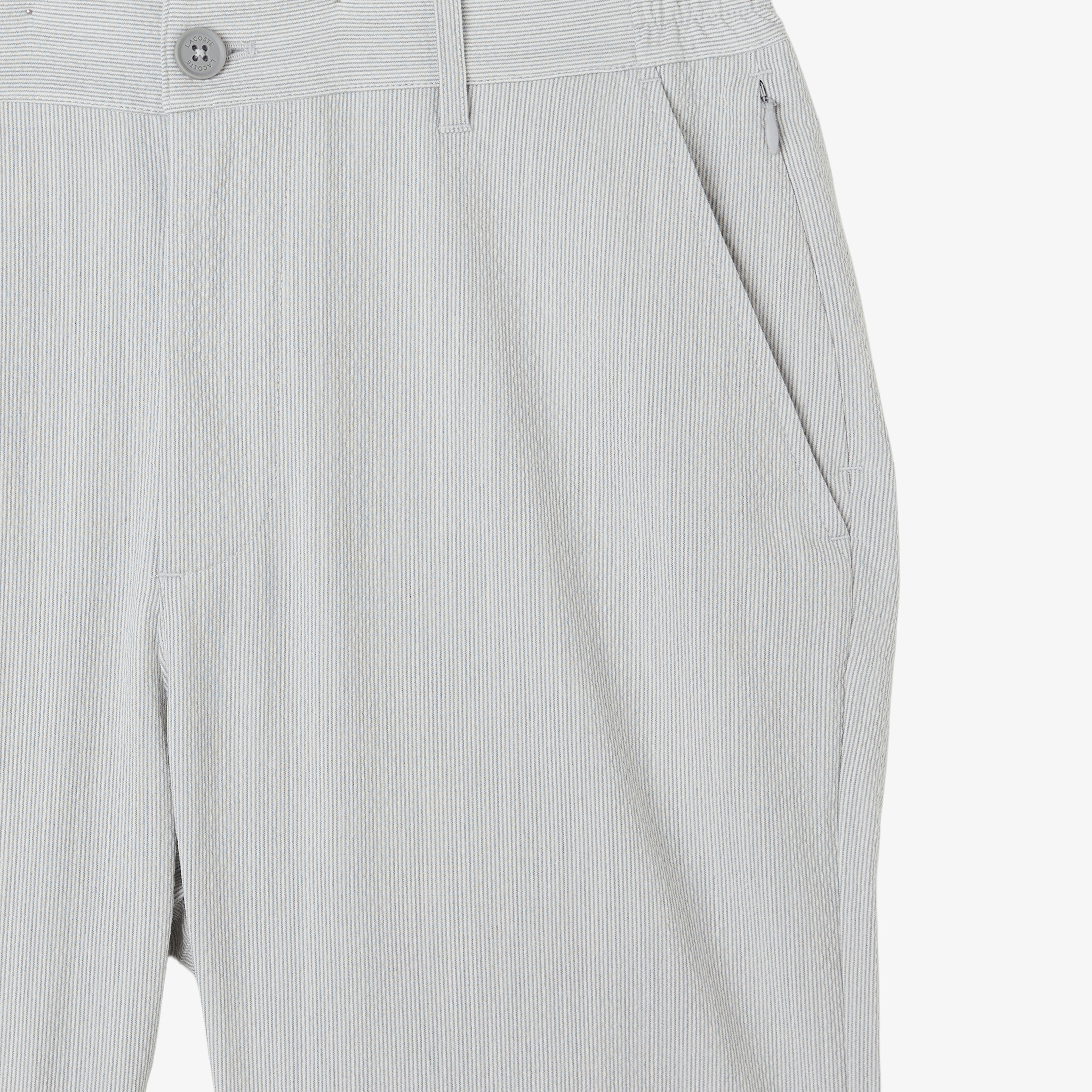 Erkek Tapered Fit Gri Bermuda Şort Erkek Tapered Fit Gri Bermuda Şort