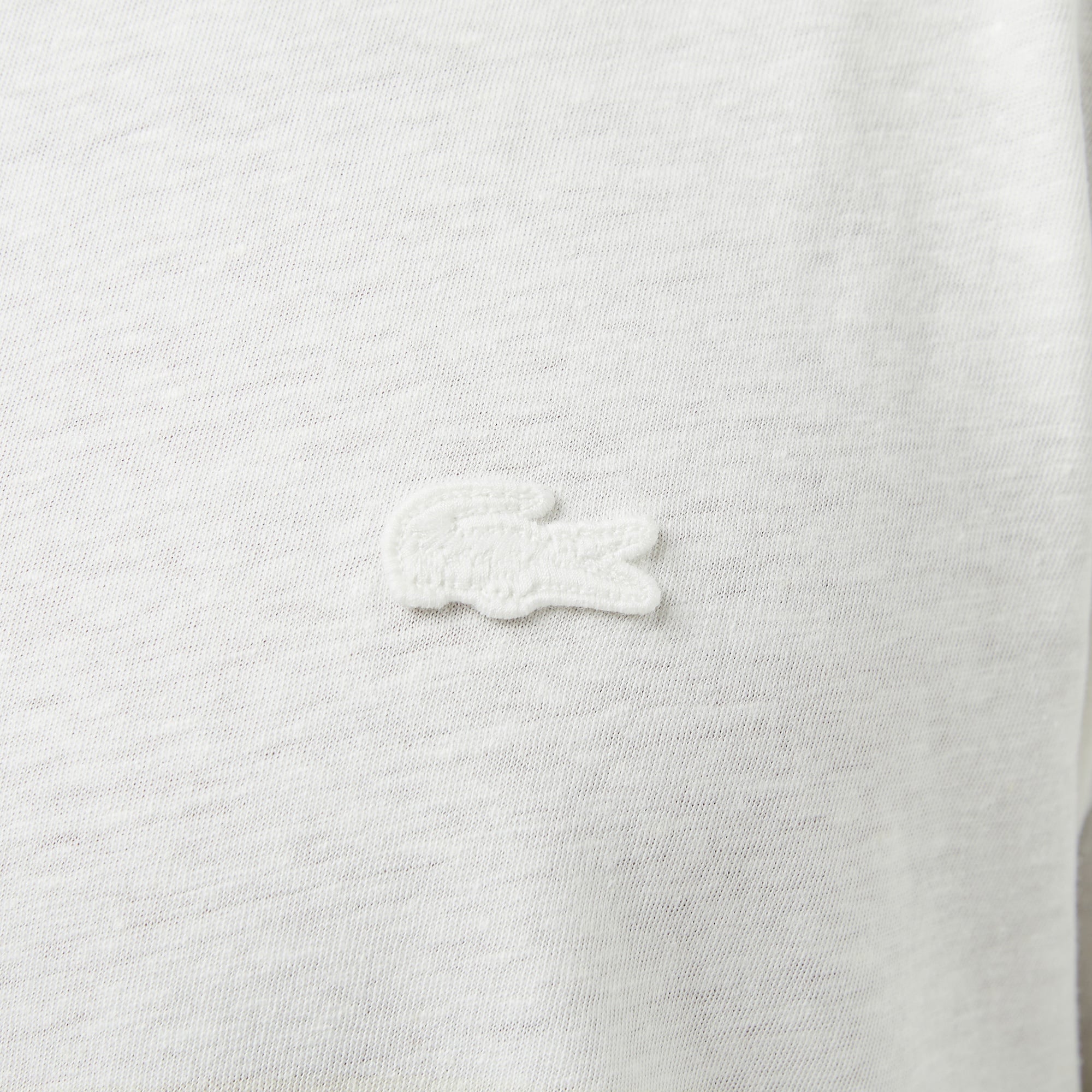 Erkek Regular Fit Bisiklet Yaka Renk Bloklu Bej T-Shirt