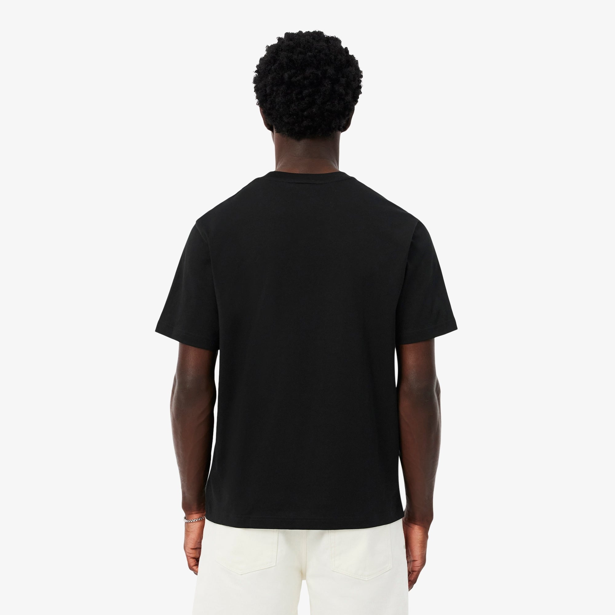 Erkek Classic Fit Bisiklet Yaka Siyah T-Shirt