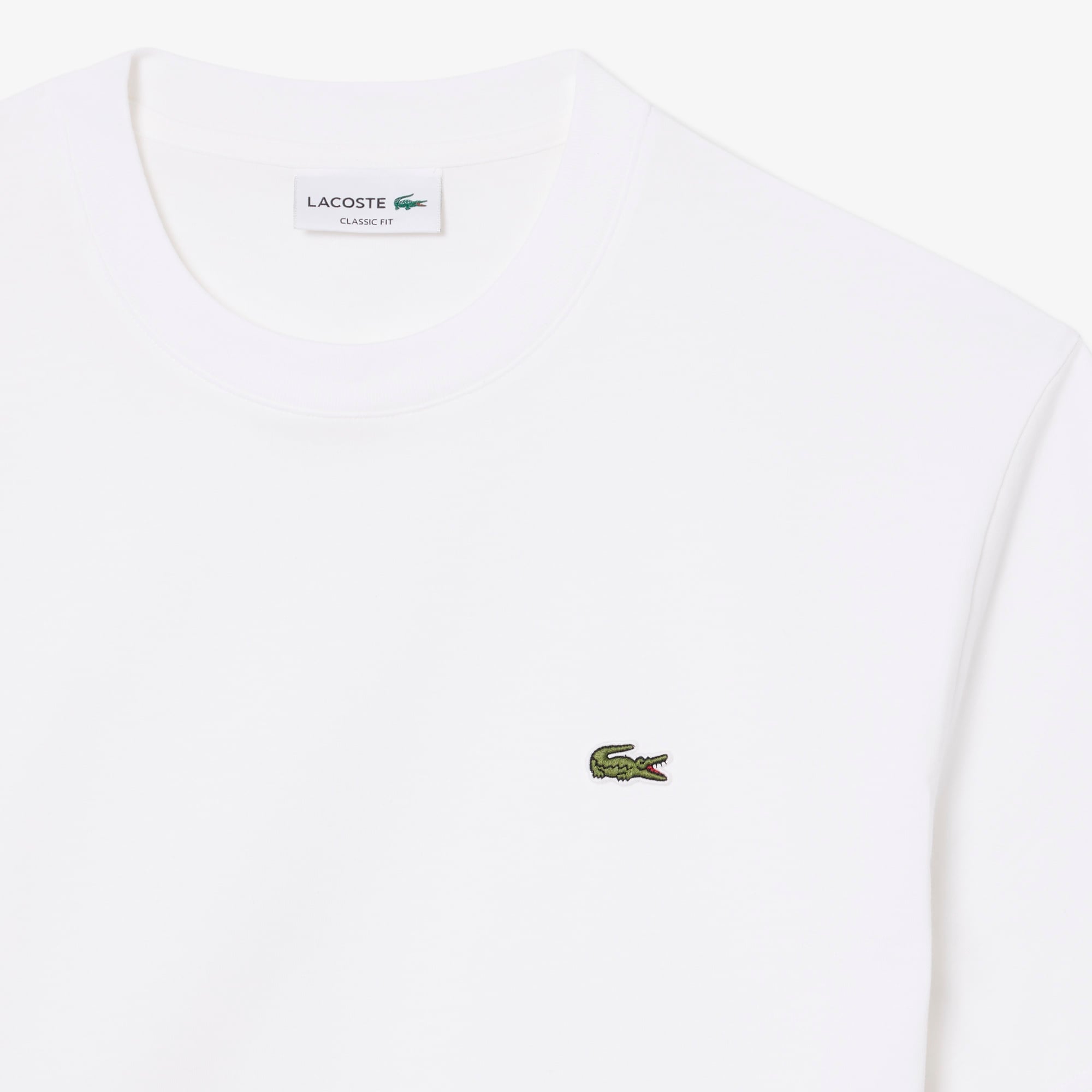 Erkek Classic Fit Bisiklet Yaka Beyaz T-Shirt