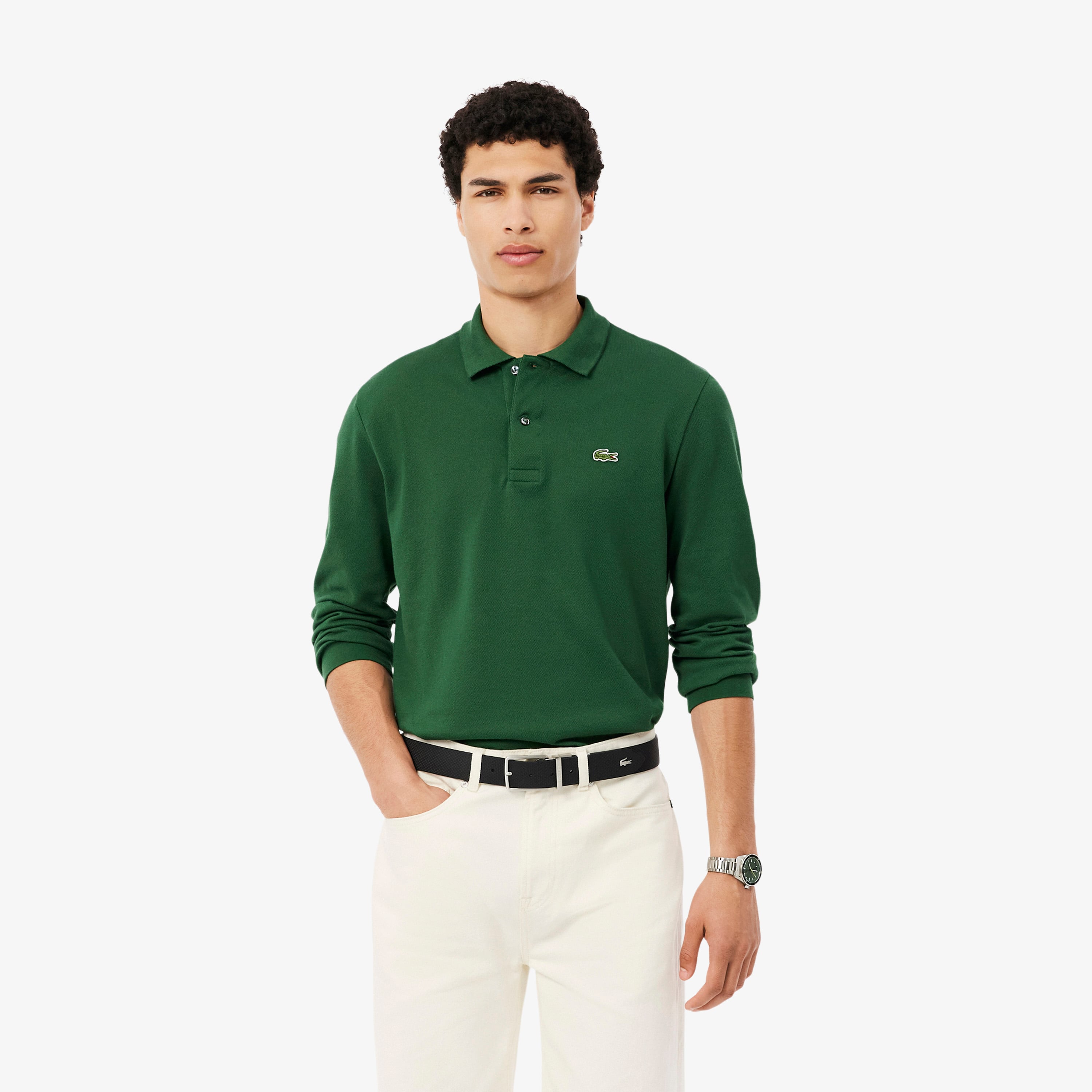 Lacoste Chantaco Erkek Deri Siyah Kemer görsel 3