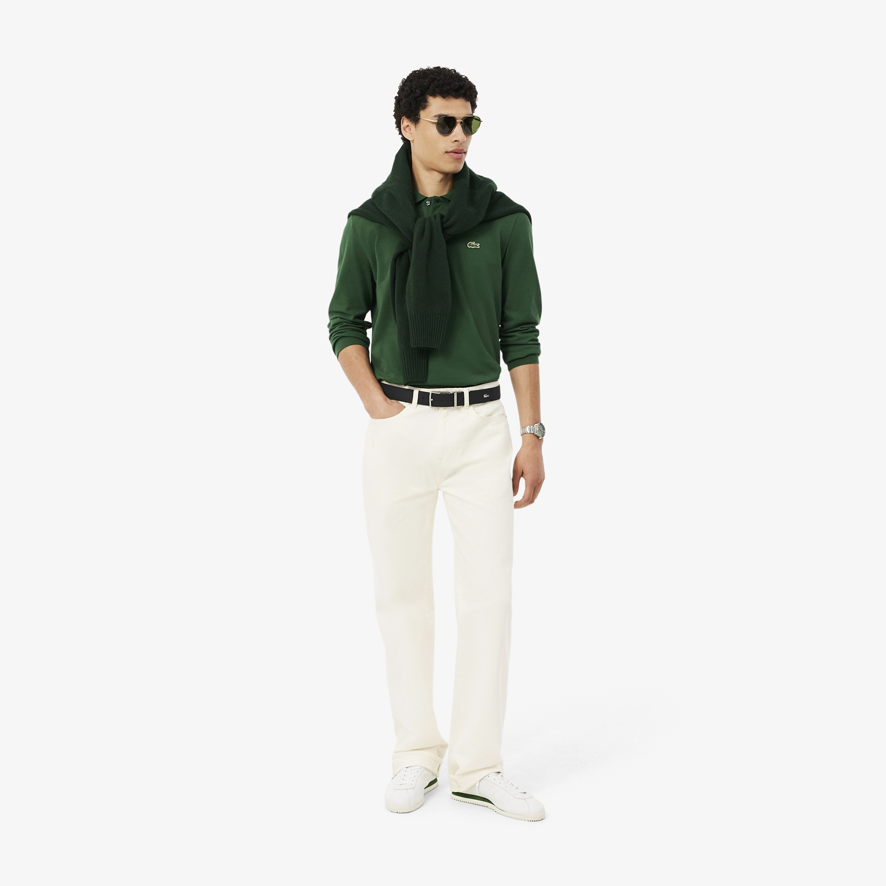Lacoste Chantaco Erkek Deri Siyah Kemer görsel 4