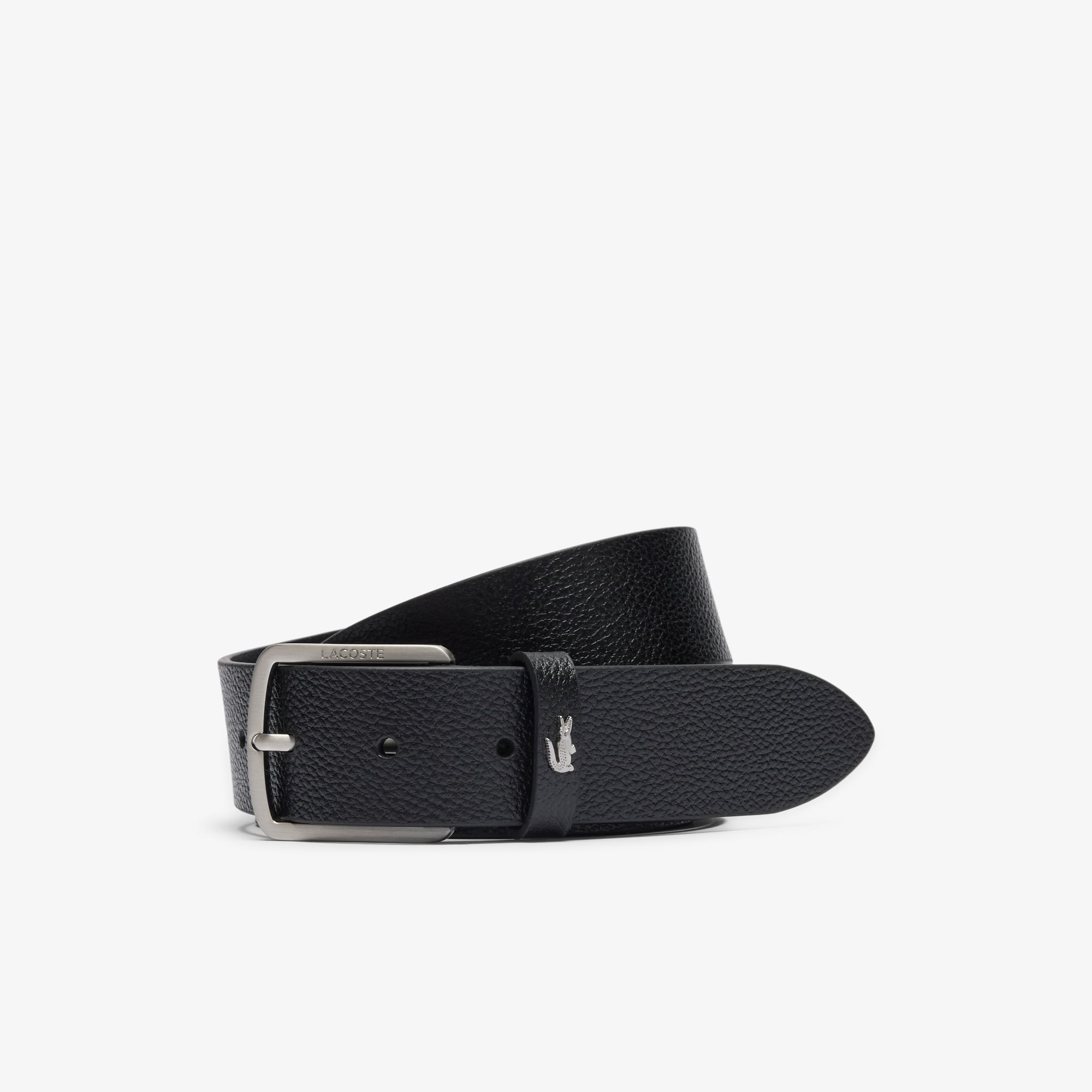 Lacoste Erkek Deri Siyah Kemer