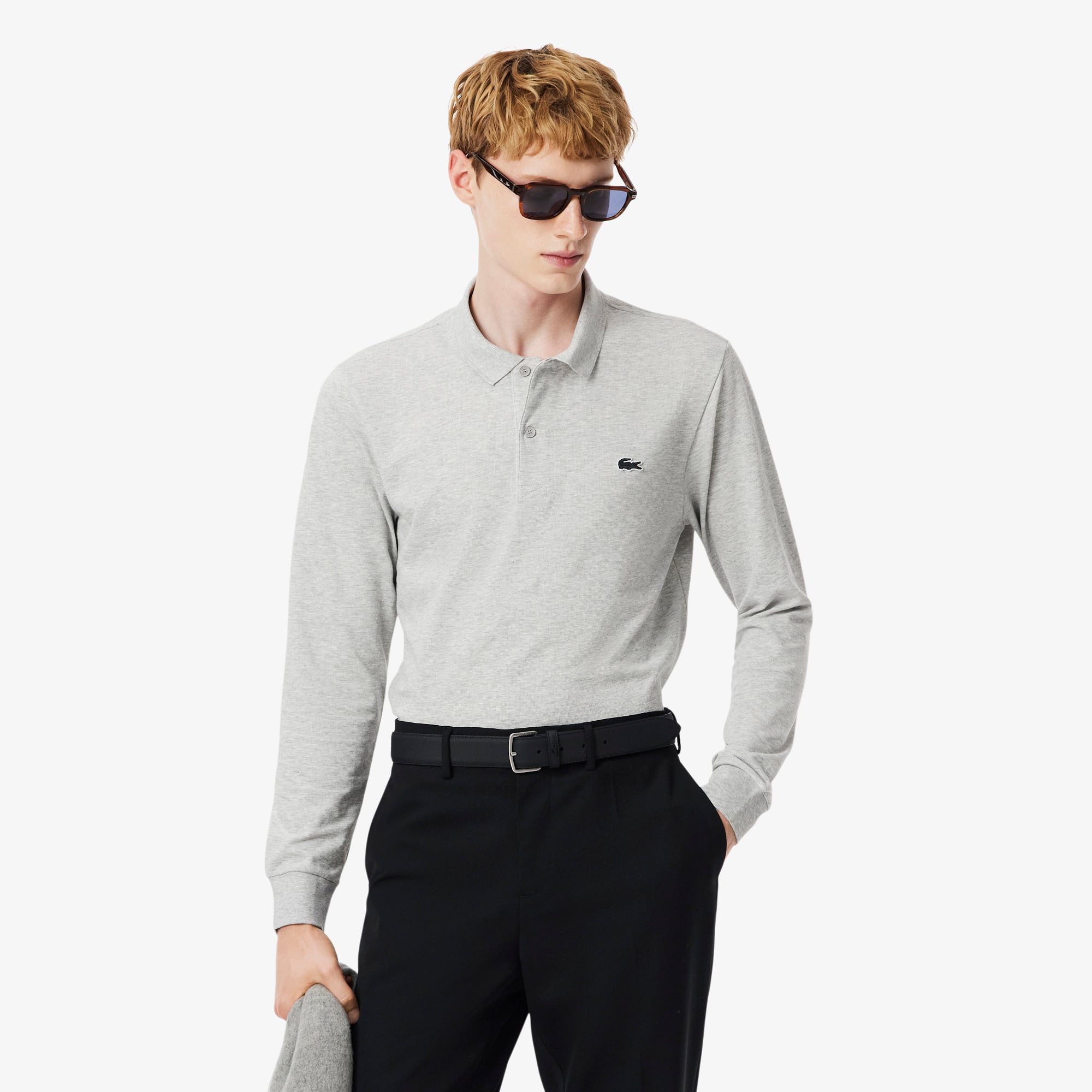 Lacoste Erkek Deri Siyah Kemer görsel 3