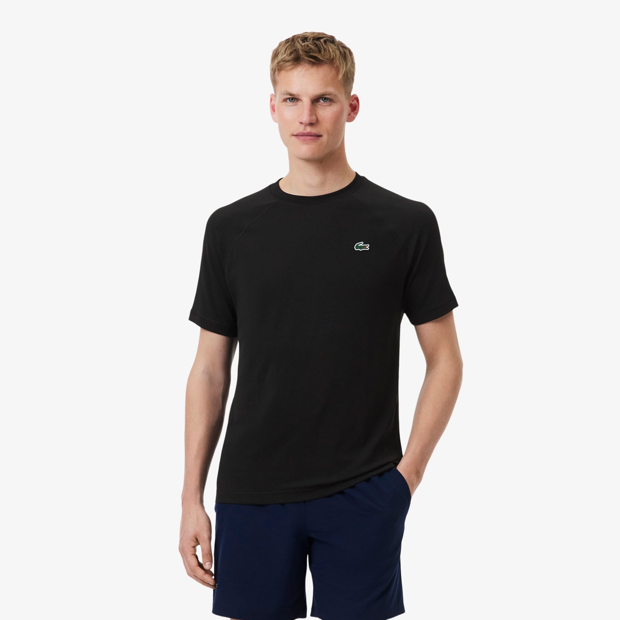 Erkek Regular Fit Bisiklet Yaka Siyah T-Shirt
