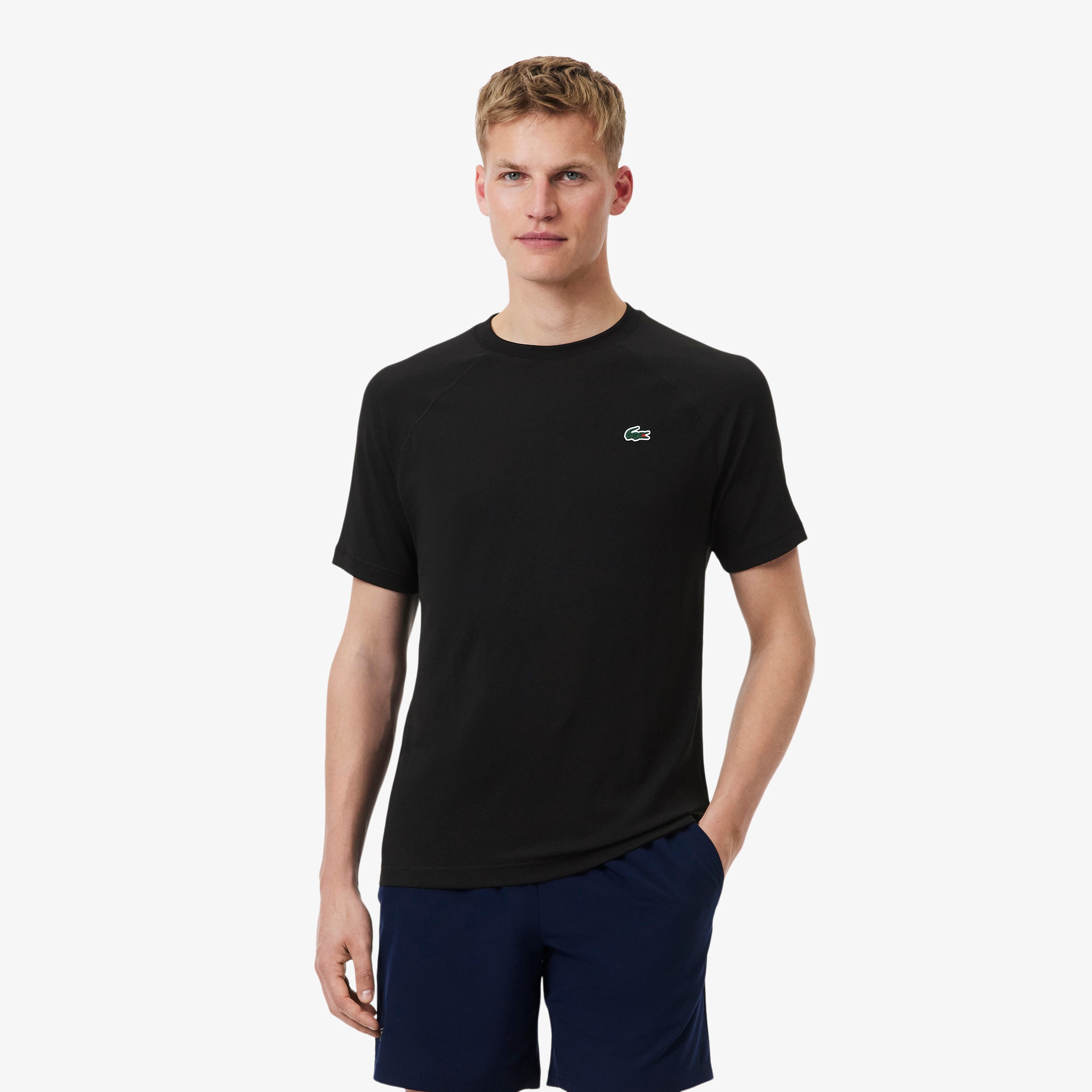 Erkek Regular Fit Bisiklet Yaka Siyah T-Shirt Erkek Regular Fit Bisiklet Yaka Siyah T-Shirt