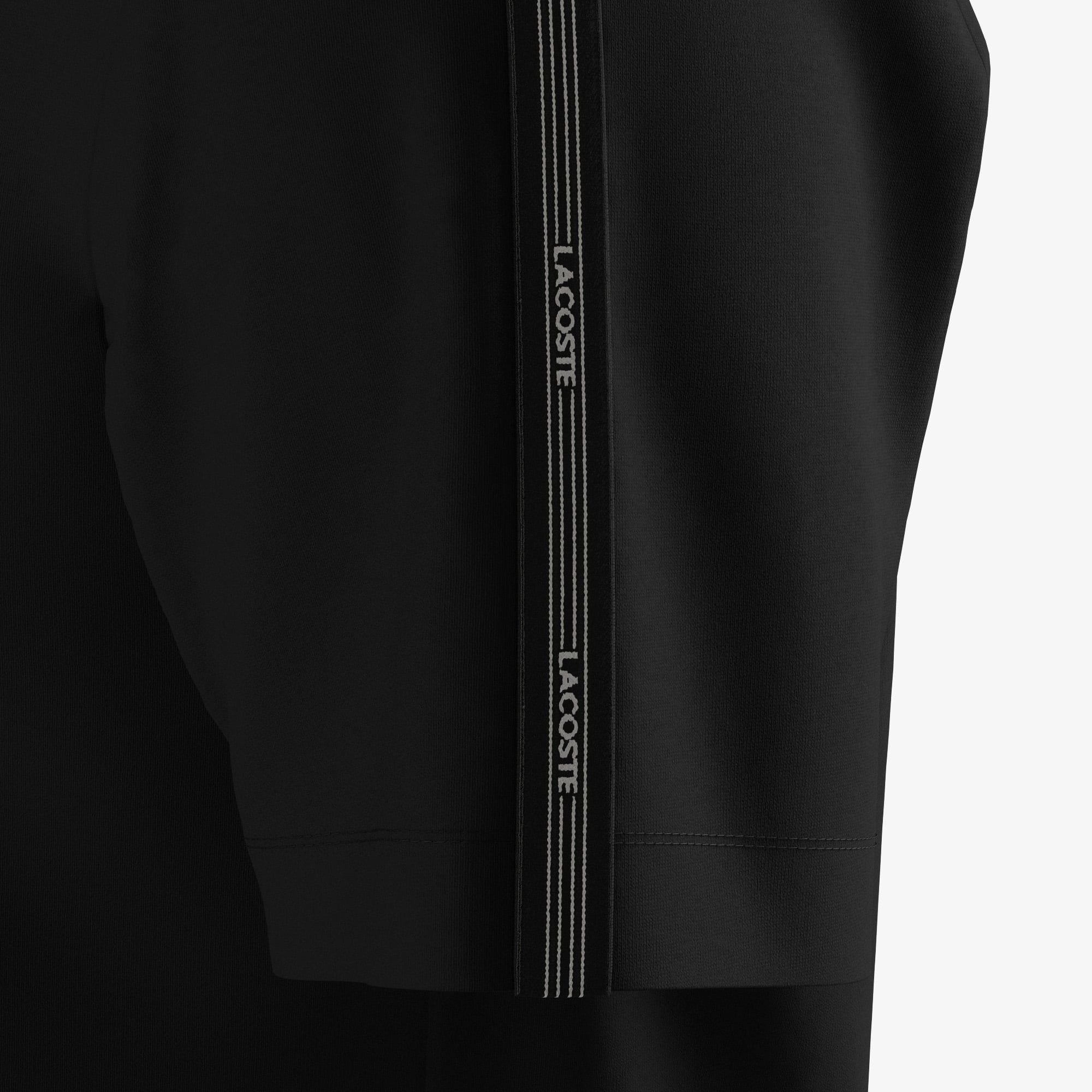 Lacoste Erkek Regular Fit Bisiklet Yaka Siyah T-Shirt görsel 8