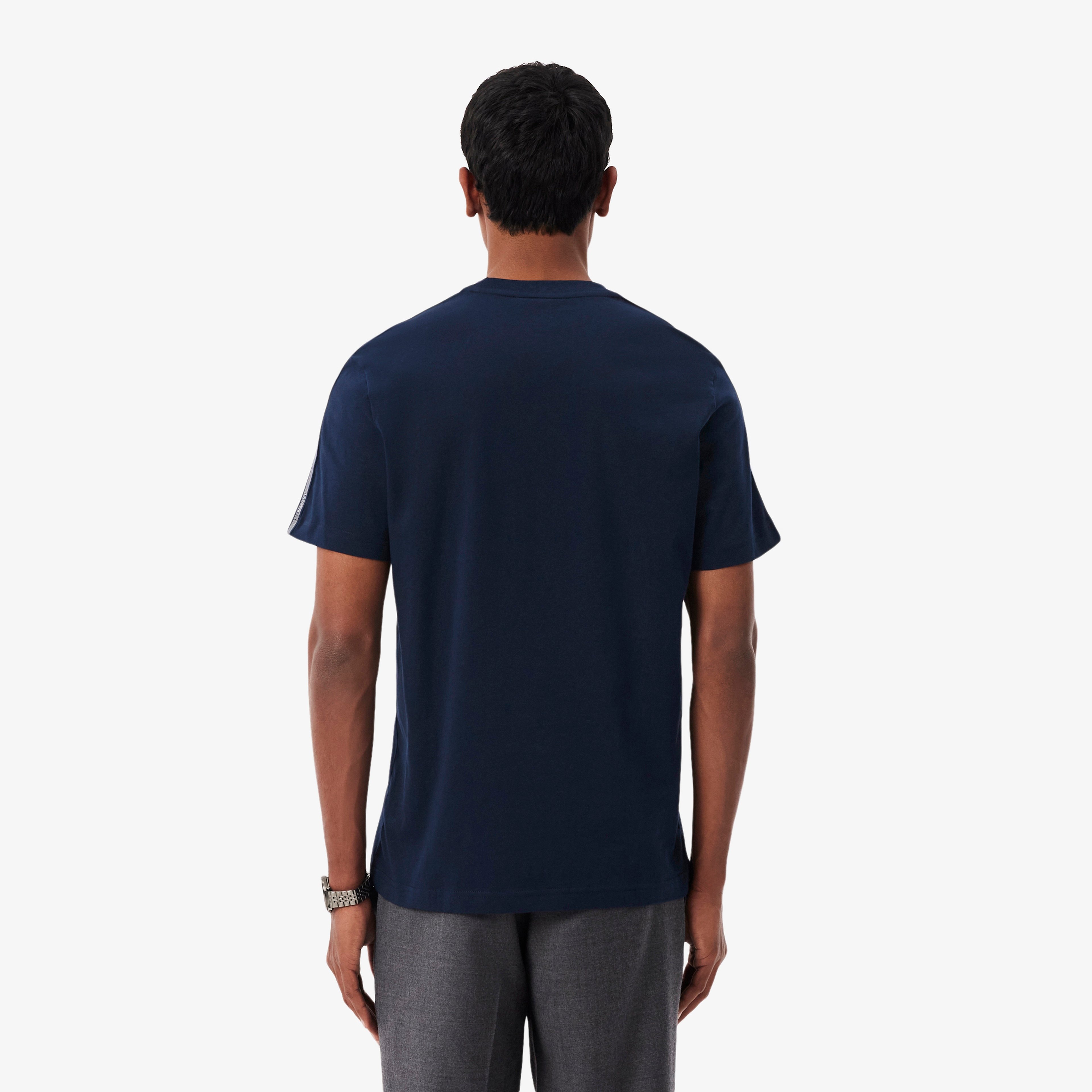 Erkek Regular Fit Bisiklet Yaka Lacivert T-Shirt
