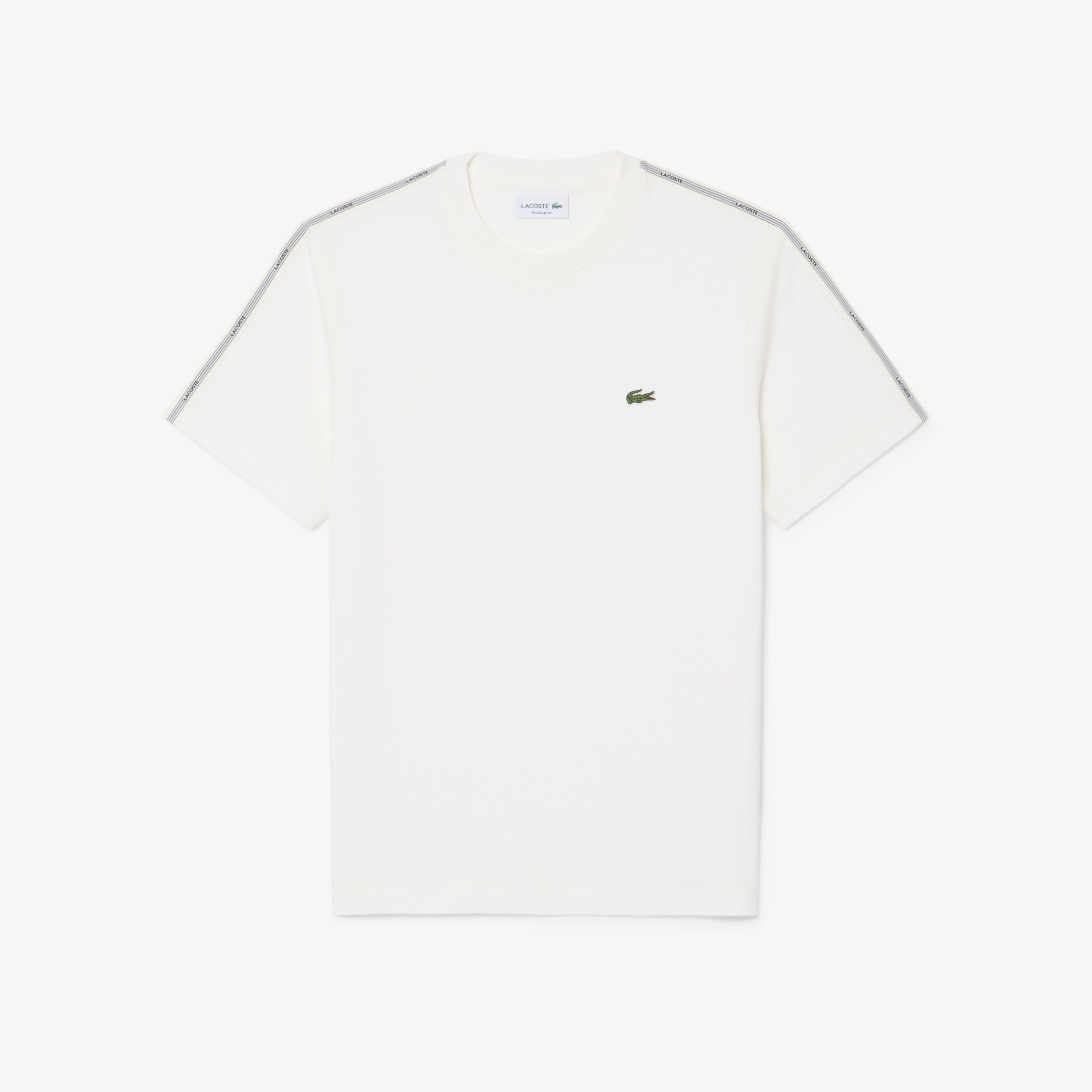 Erkek Regular Fit Bisiklet Yaka Beyaz T-Shirt
