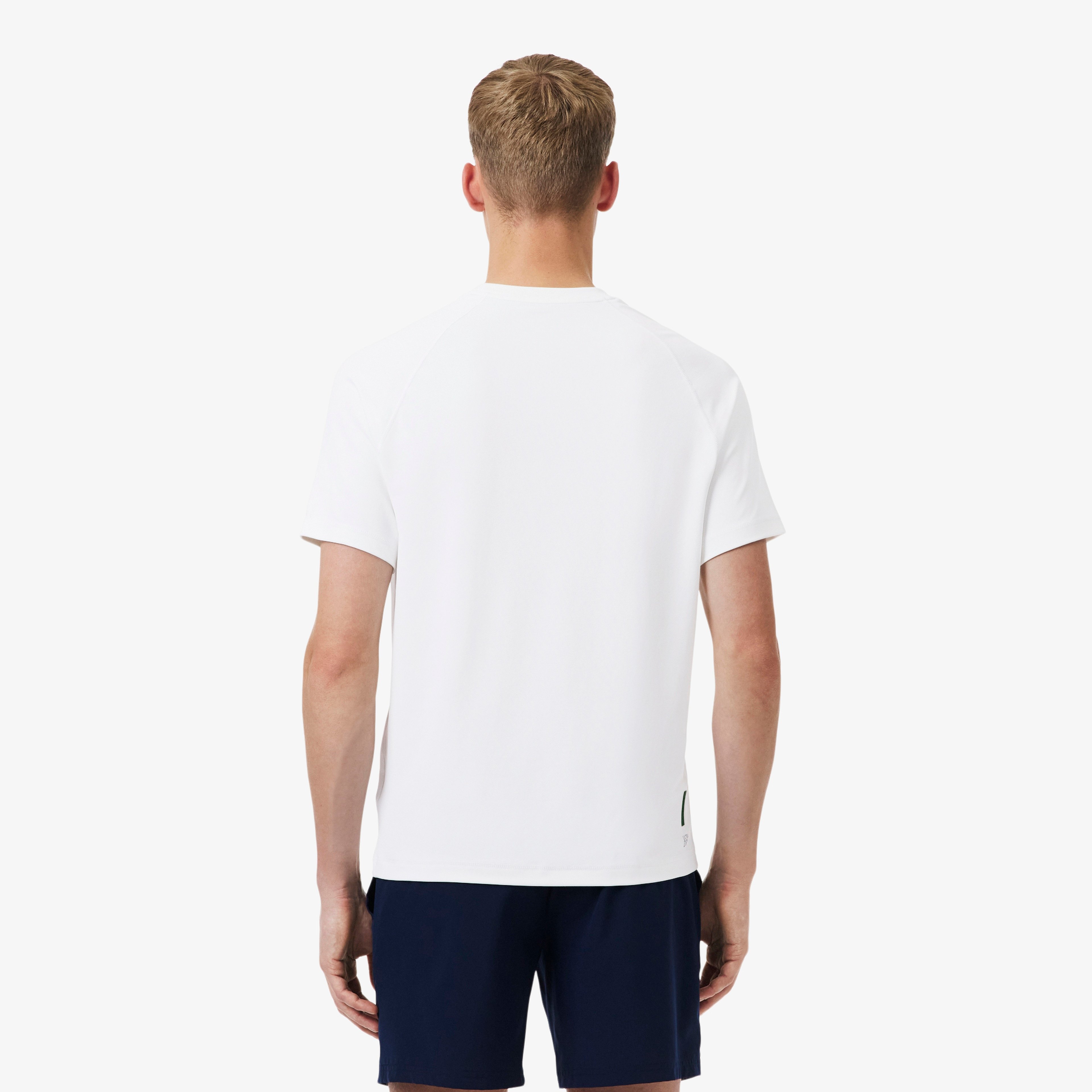 Erkek Regular Fit Bisiklet Yaka Beyaz T-Shirt