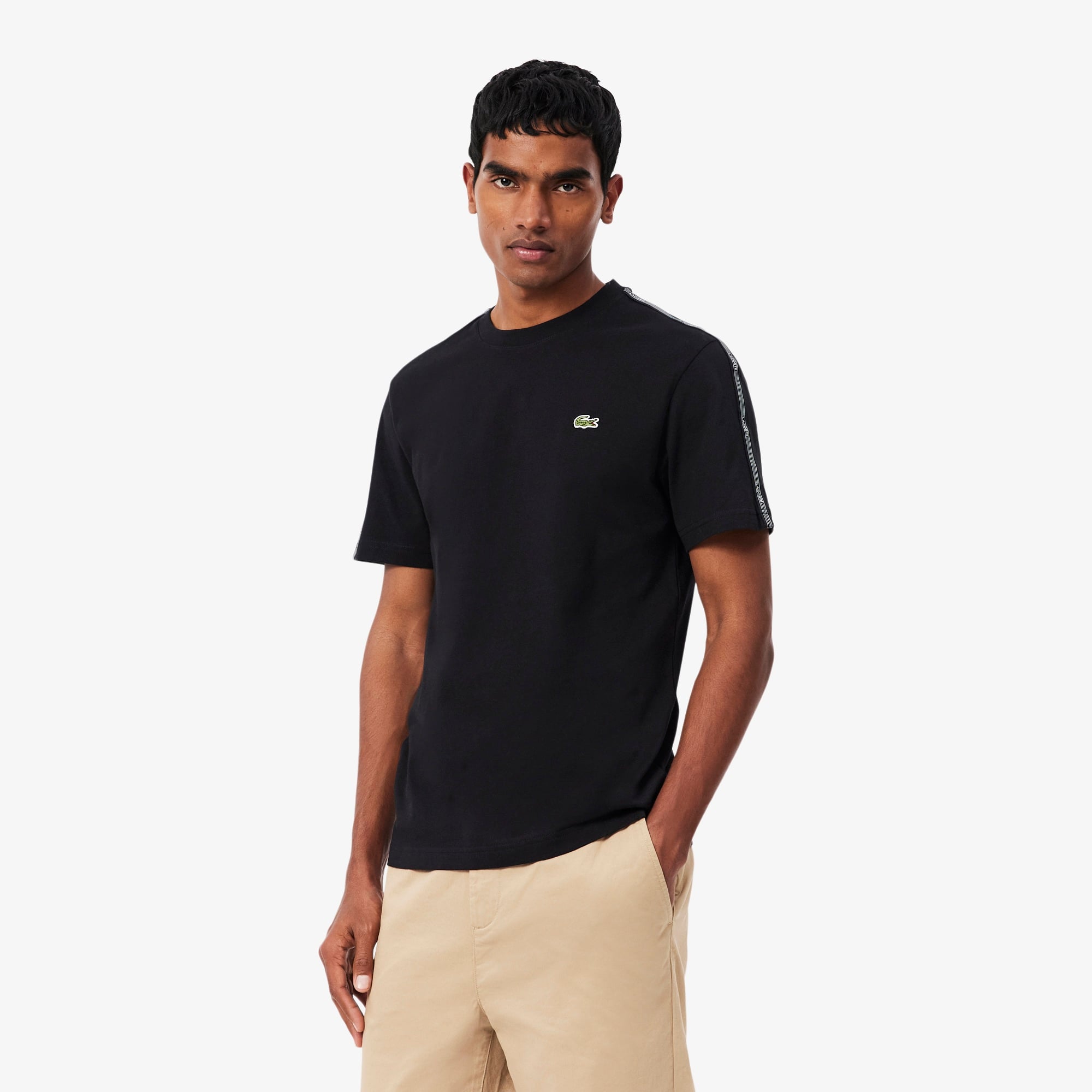 Erkek Regular Fit Bisiklet Yaka Siyah T-Shirt